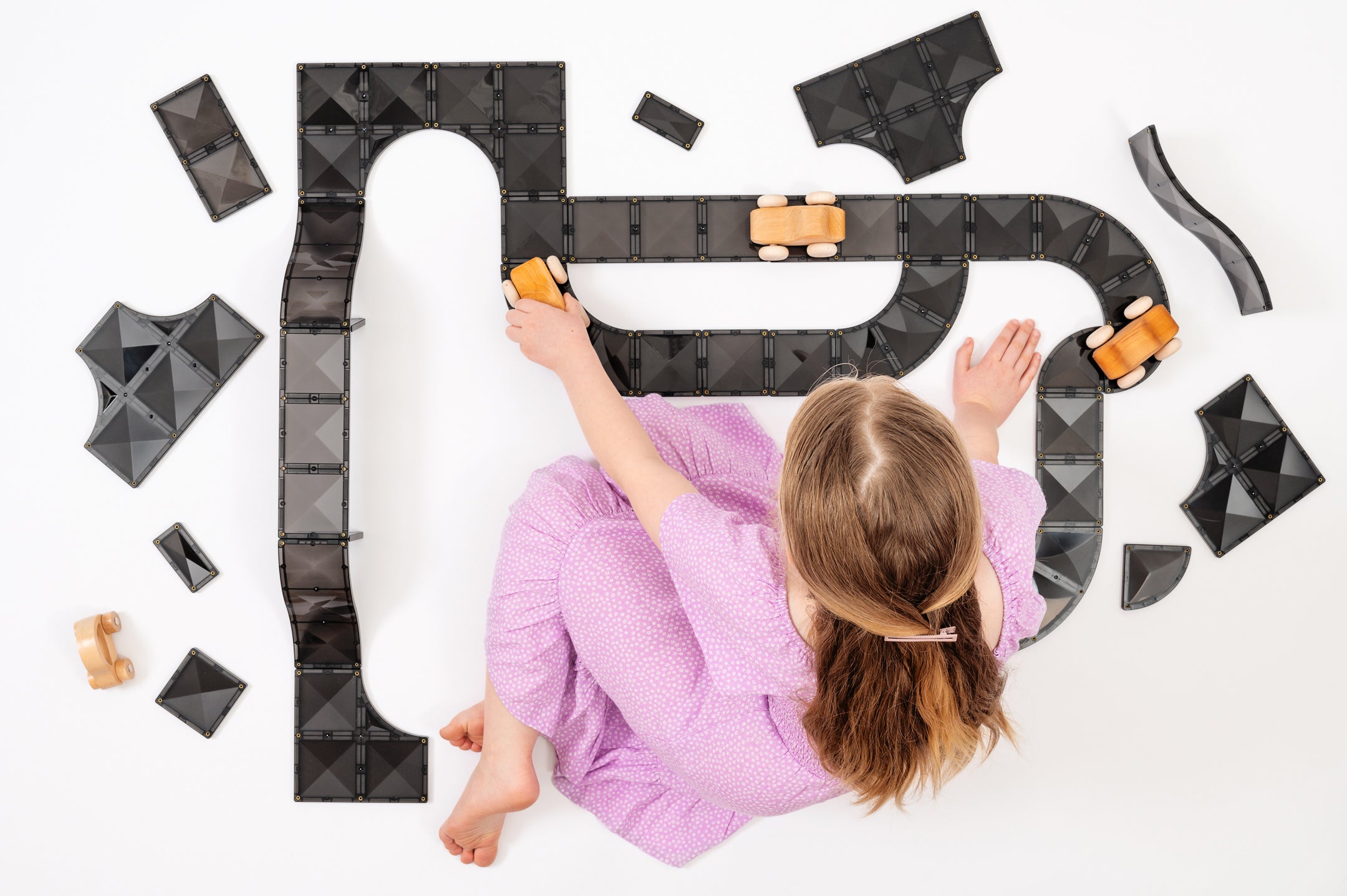 CONNETIX - Creative Roads Pack 48 stuks - magnetisch constructiespeelgoed