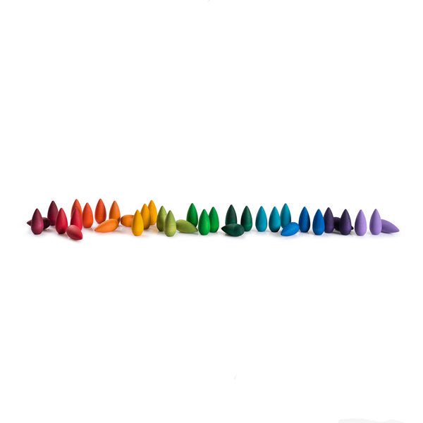 Grapat - Mandala Regenboog Sneeuwvlokken (36 stuks)