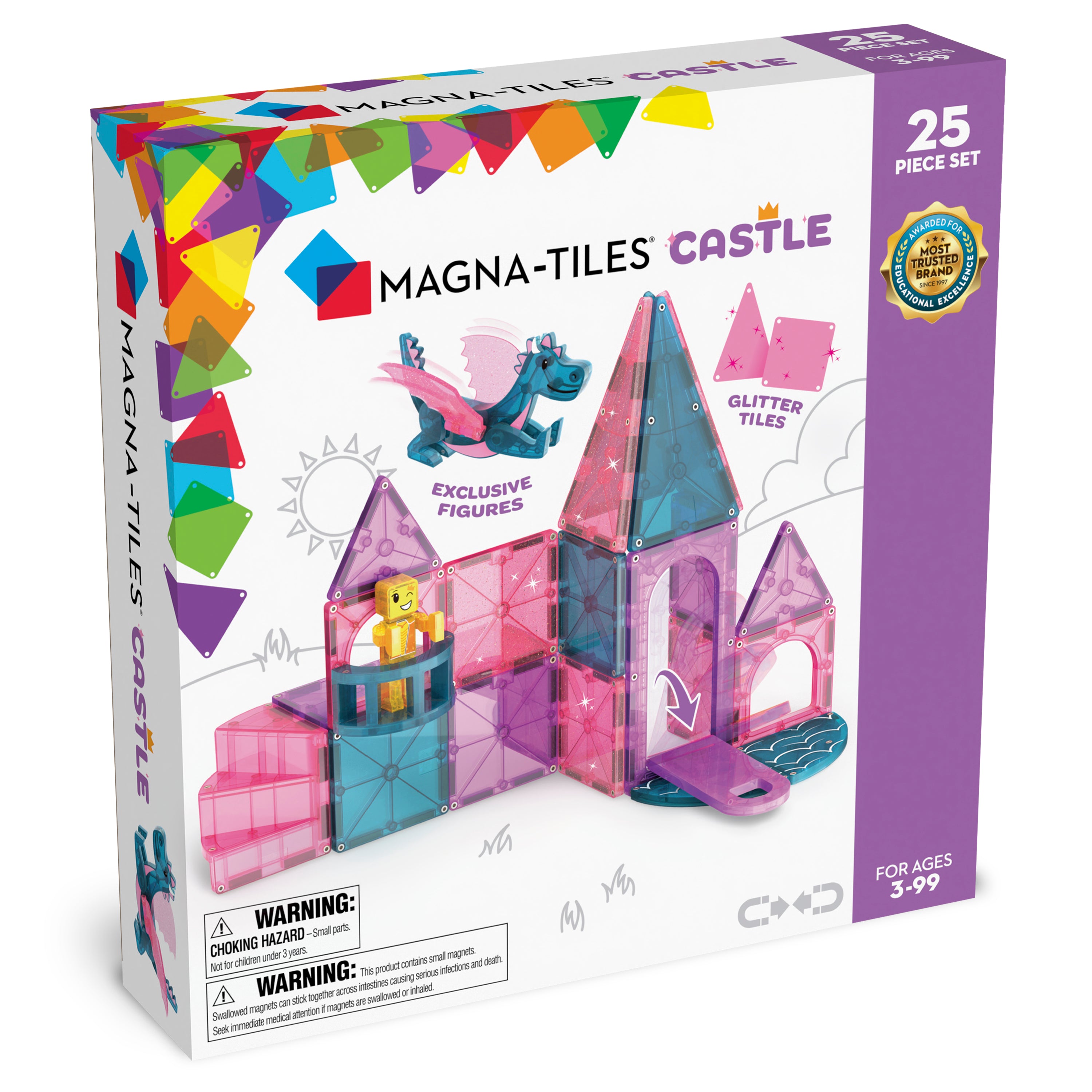 MAGNA-TILES® 25 Castle Kasteel set