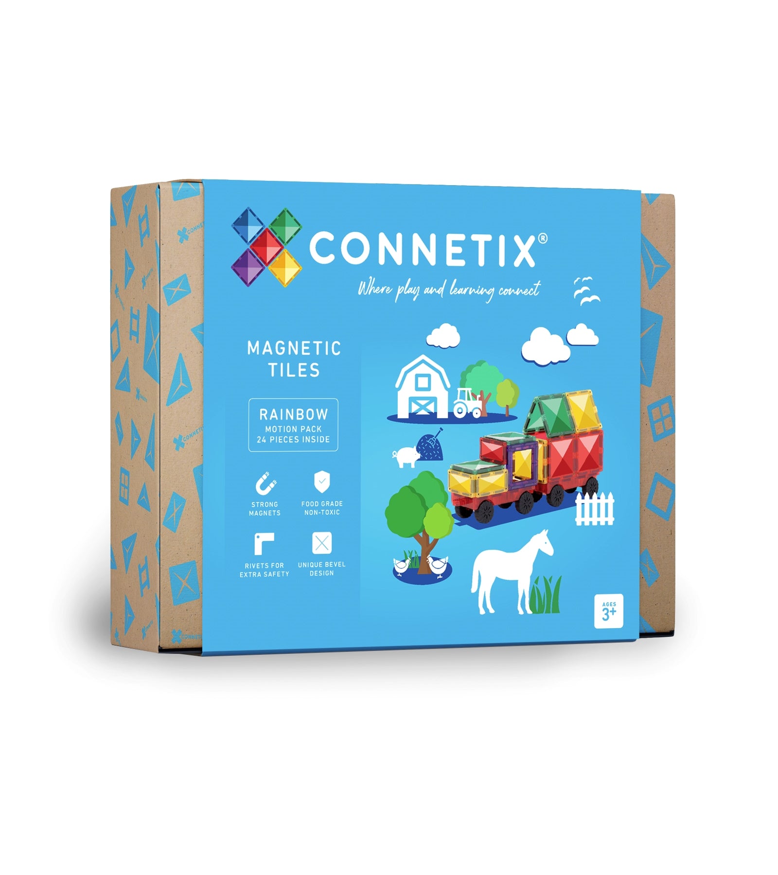 CONNETIX - 24delig Motion Pack - magnetisch constructiespeelgoed