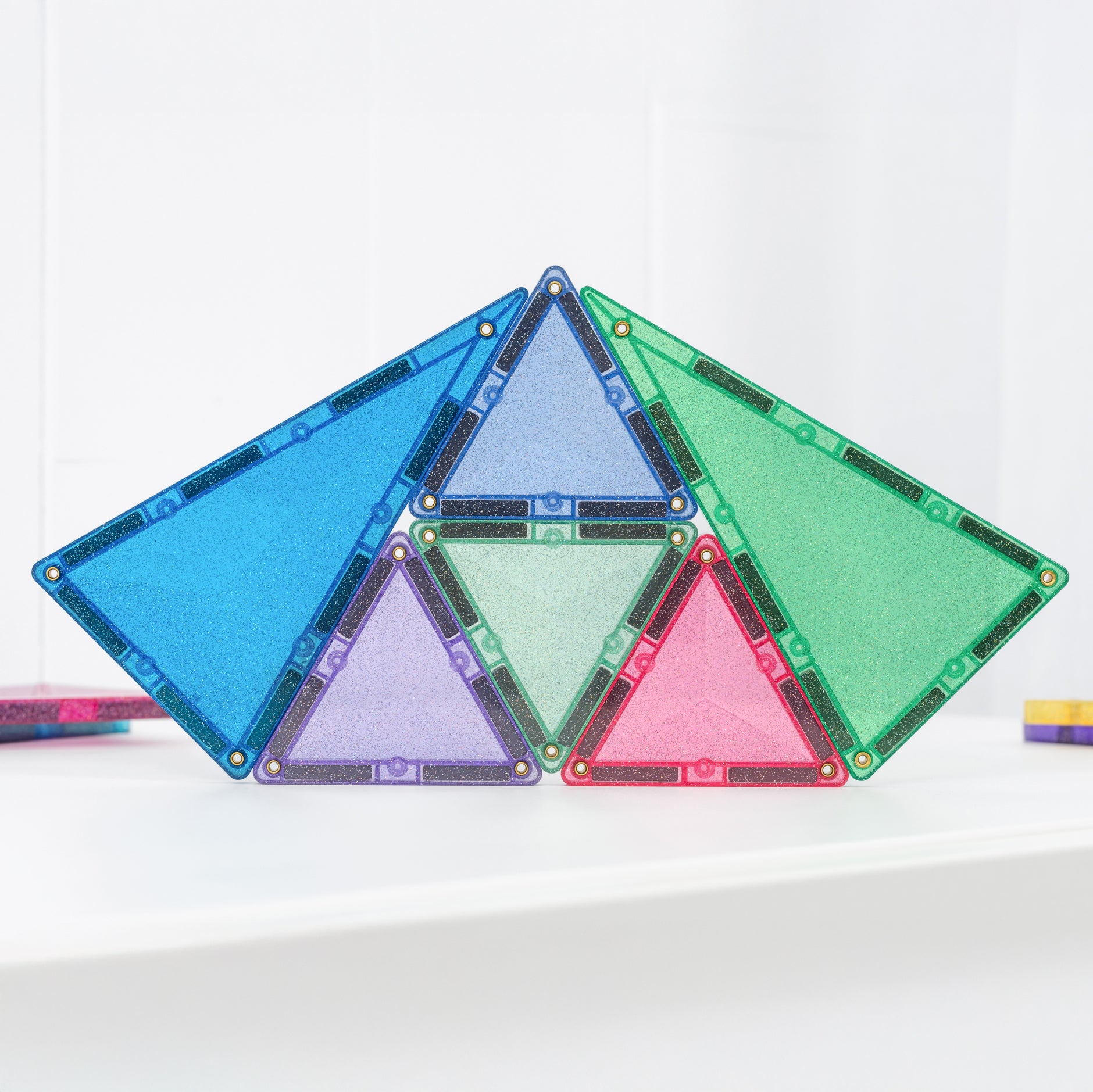 CONNETIX - Glitter Castle Pack 48 stuks - magnetisch constructiespeelgoed