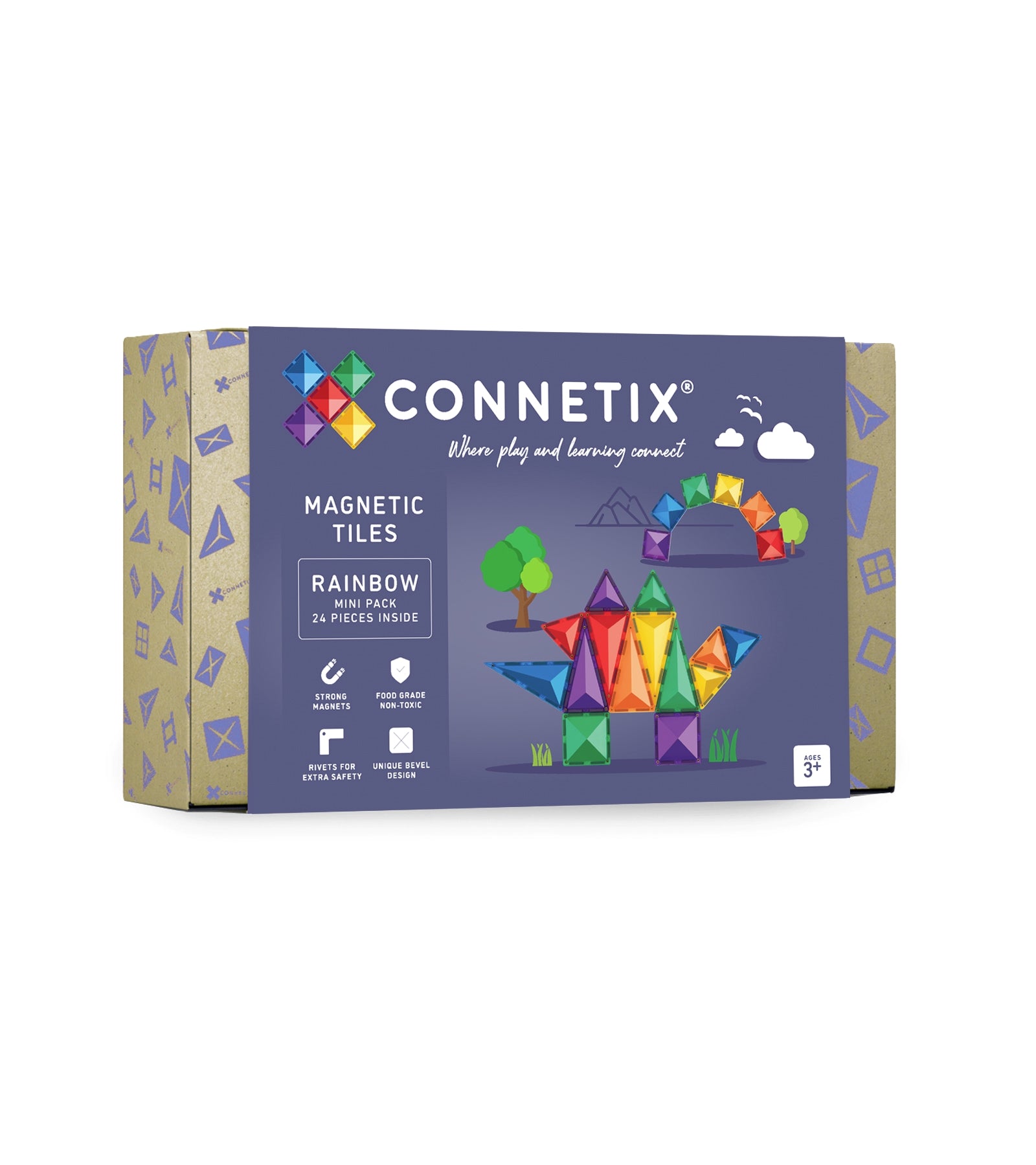 CONNETIX - Rainbow Mini 24 stuks - magnetisch constructiespeelgoed