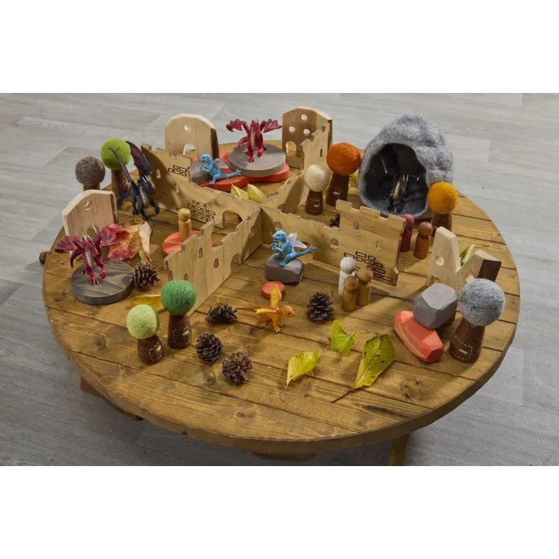 Cosy - Dikke Houten Huisjes (set van 4)