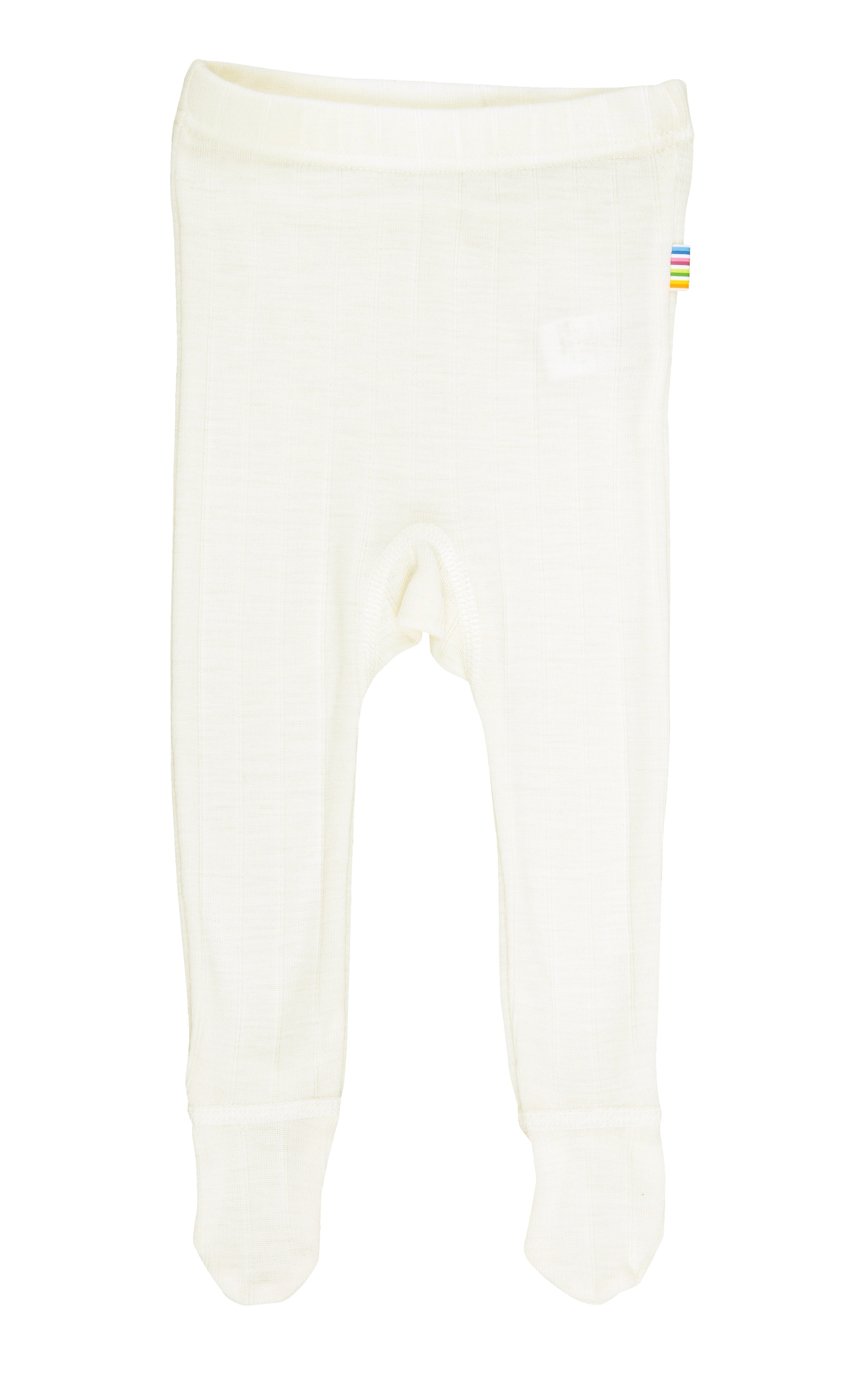 Joha - Wol/Zijde Legging met Voetjes - Ecru