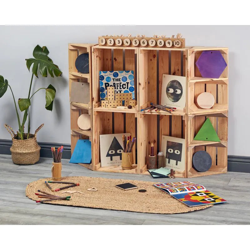 Cosy - Rustieke Houten Kistjes (Set van 4)