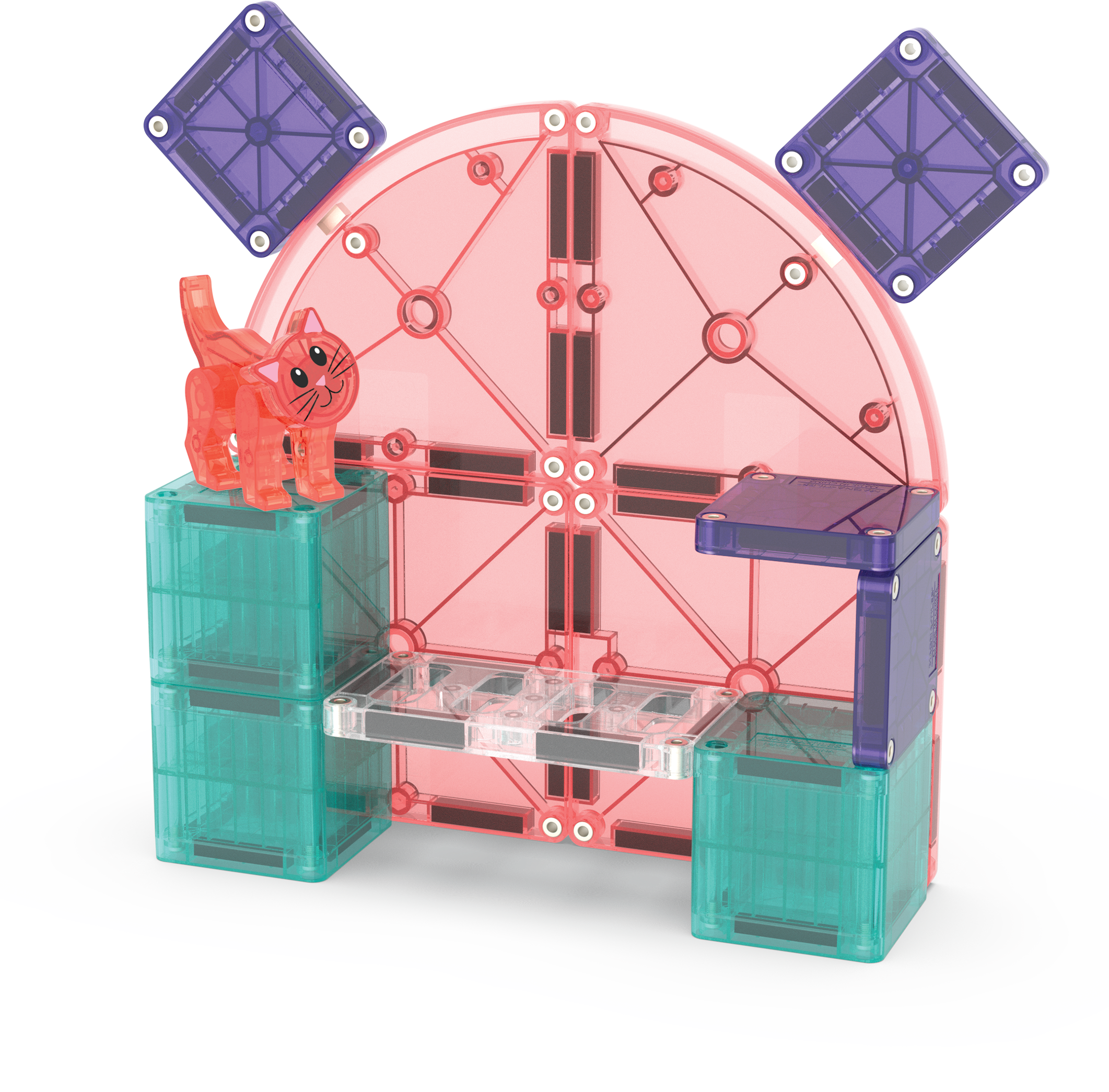 MAGNA-TILES® Cat tree met microMags (13 stuks)