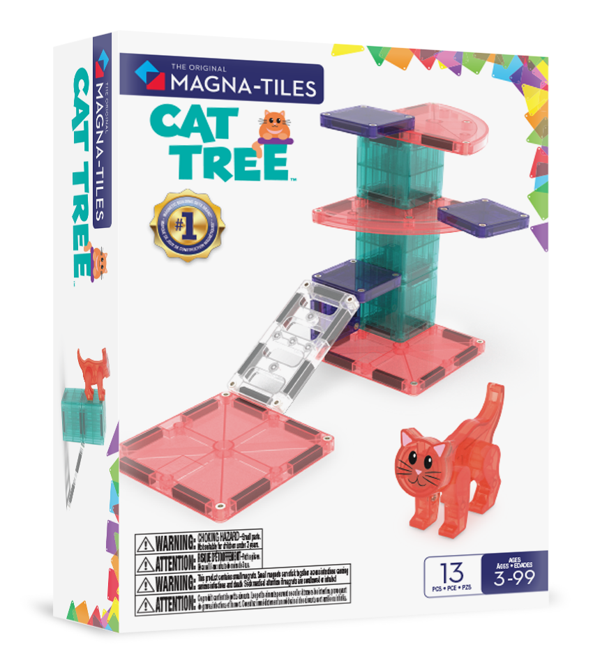 MAGNA-TILES® Cat tree met microMags (13 stuks)