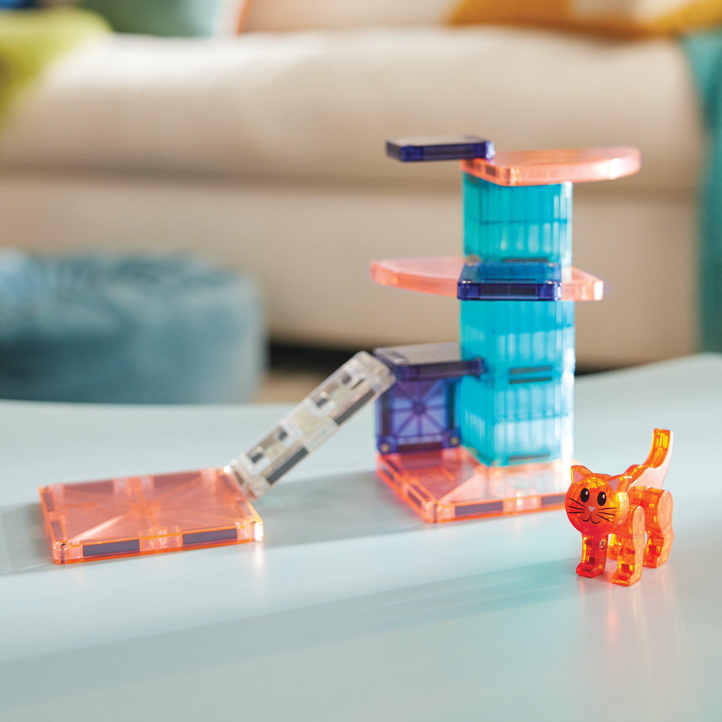 MAGNA-TILES® Cat tree met microMags (13 stuks)