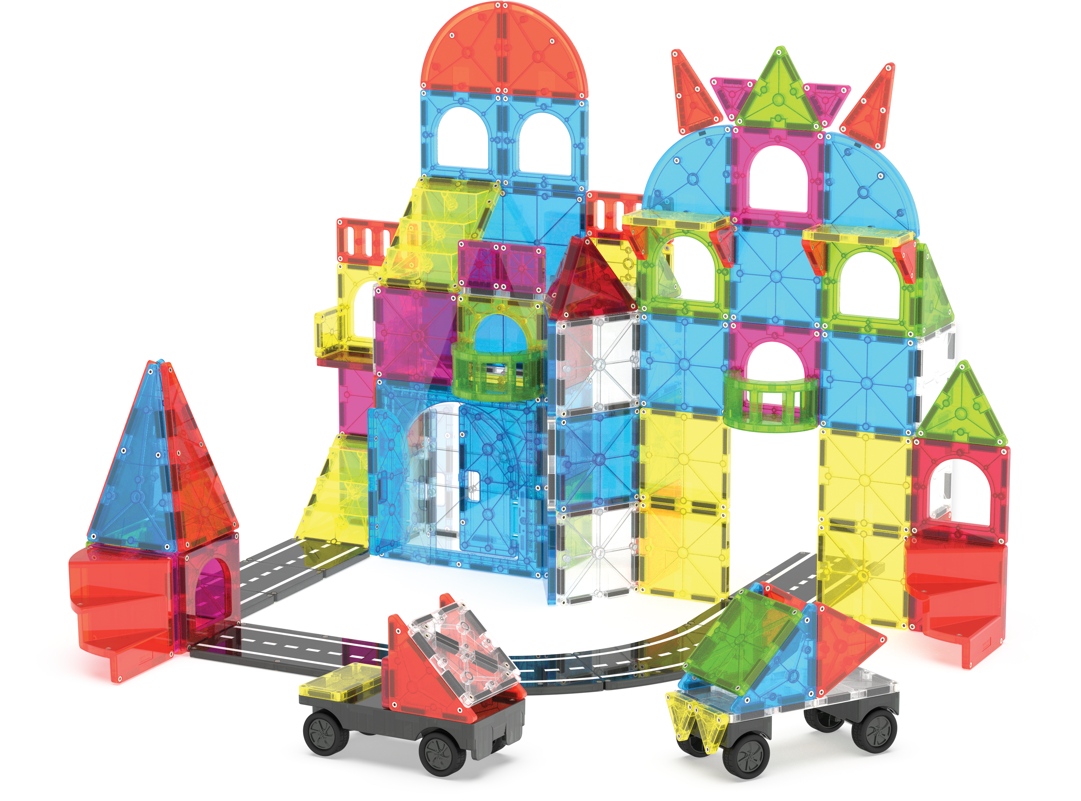 MAGNA-TILES® City Center met microMAGS (110 stuks)