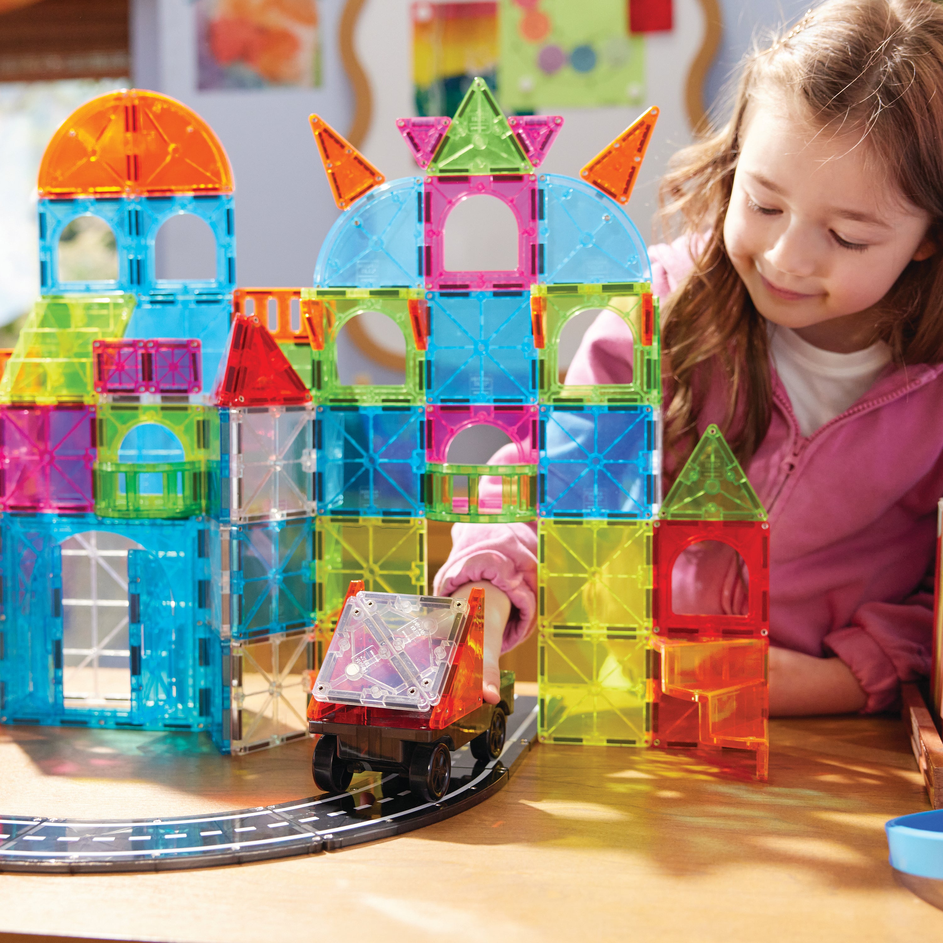 MAGNA-TILES® City Center met microMAGS (110 stuks)