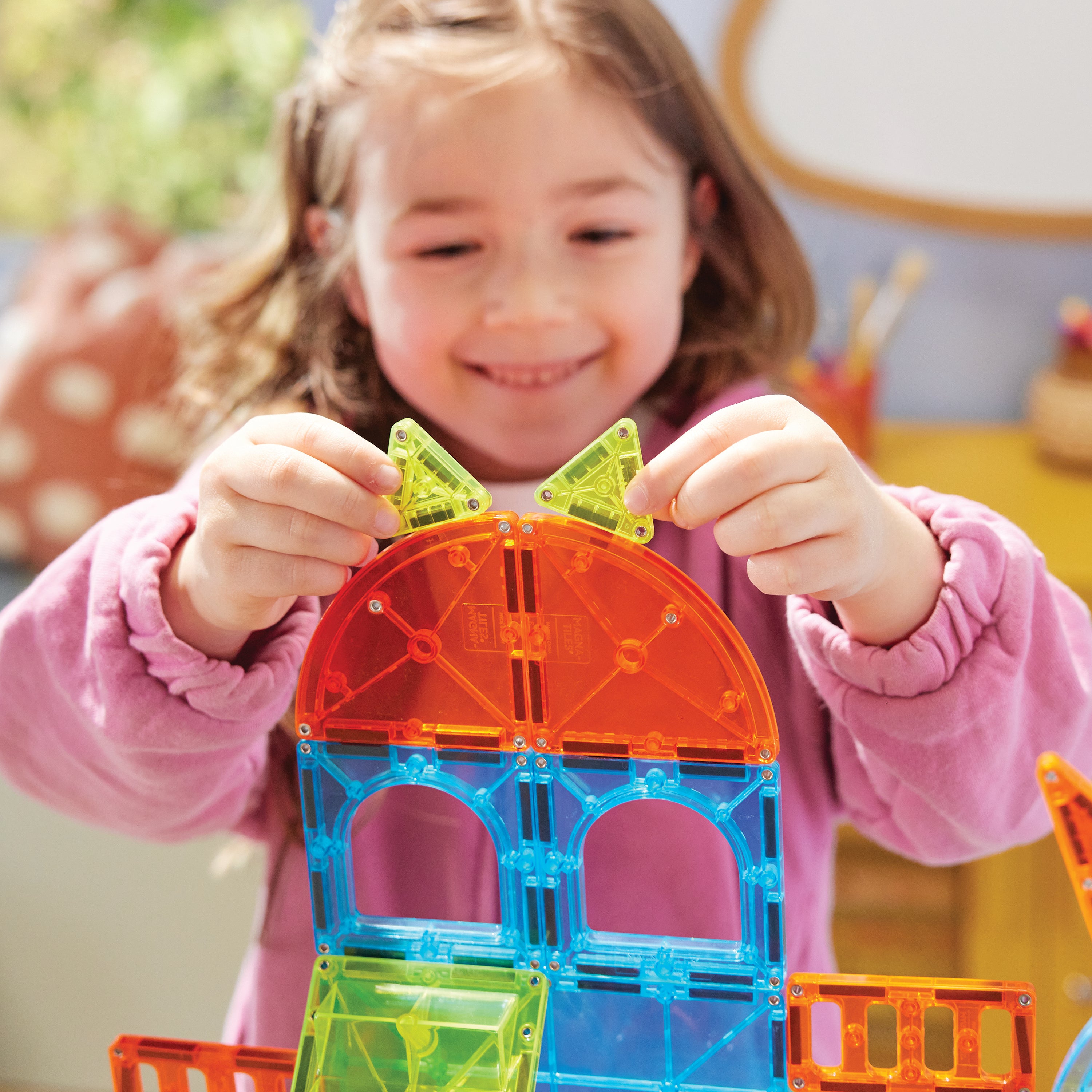 MAGNA-TILES® City Center met microMAGS (110 stuks)
