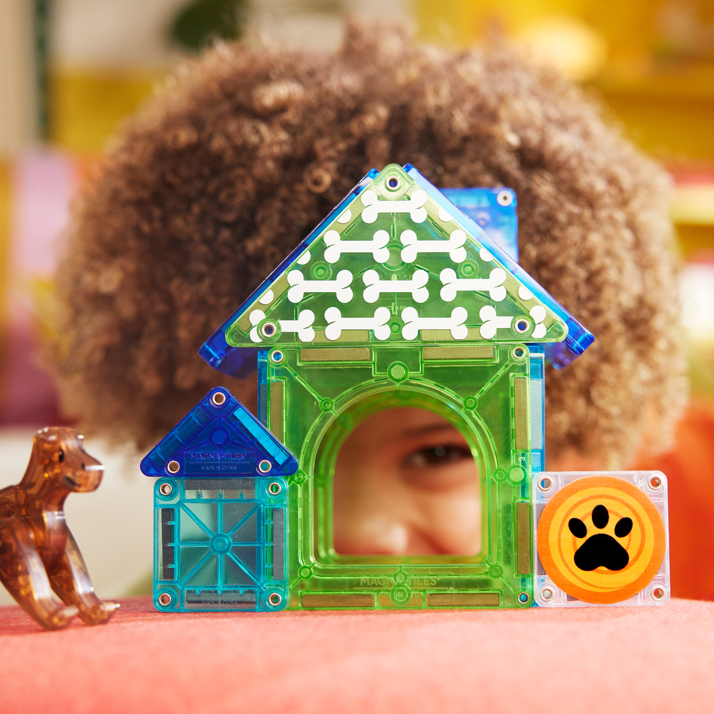 MAGNA-TILES® Dog House met microMags (13 stuks)