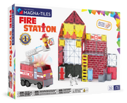 MAGNA-TILES® Fire Station met microMAGS (50 stuks)