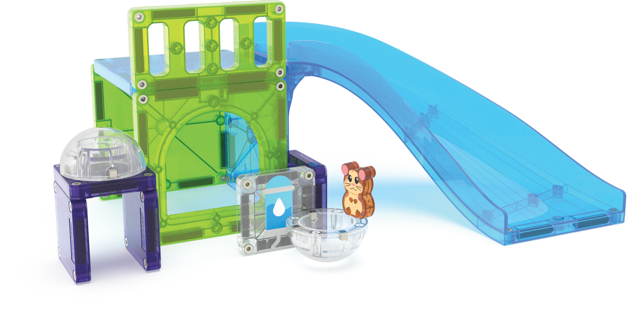 MAGNA-TILES® Hamster Ball met microMAGS (13 stuks)