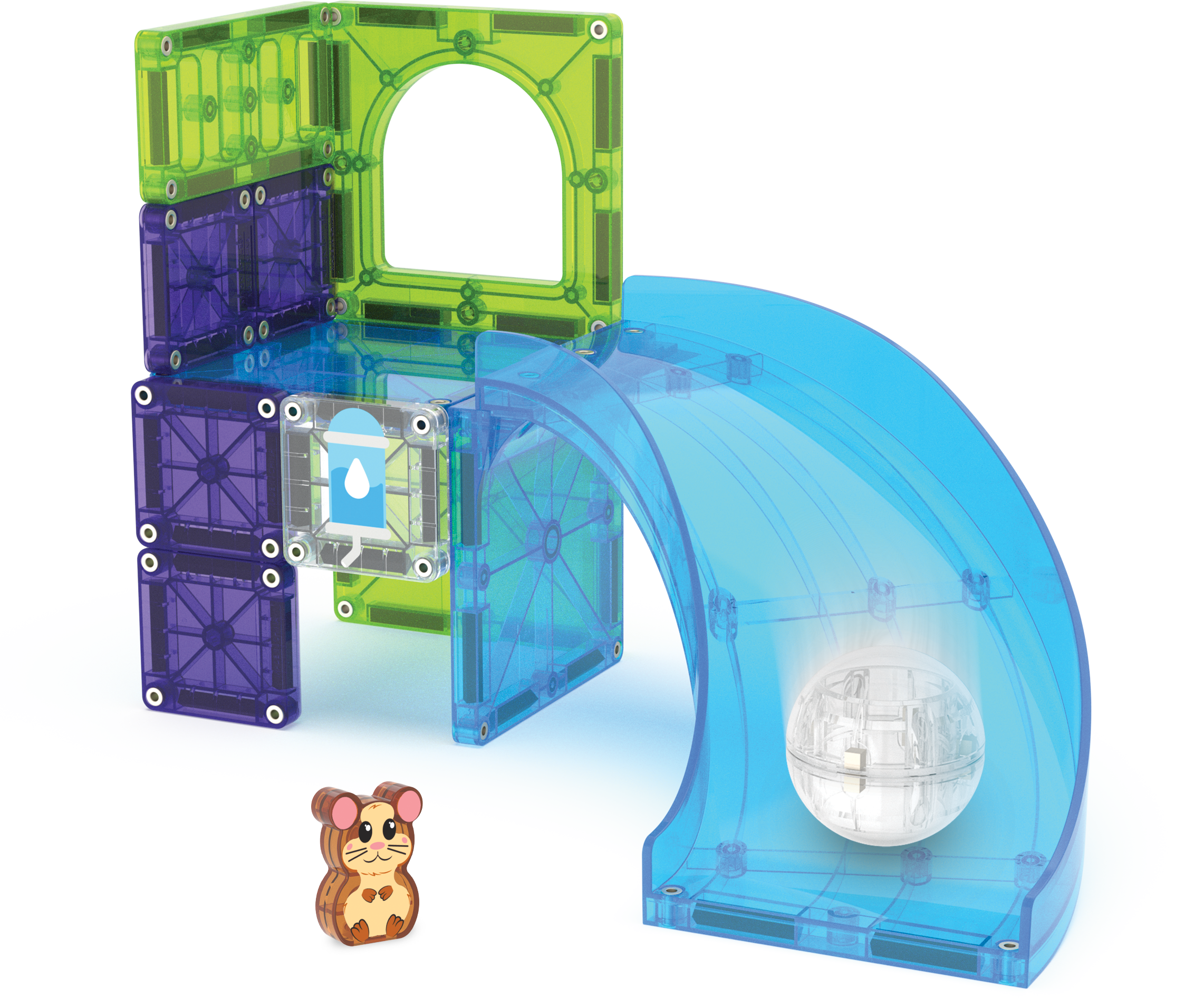 MAGNA-TILES® Hamster Ball met microMAGS (13 stuks)
