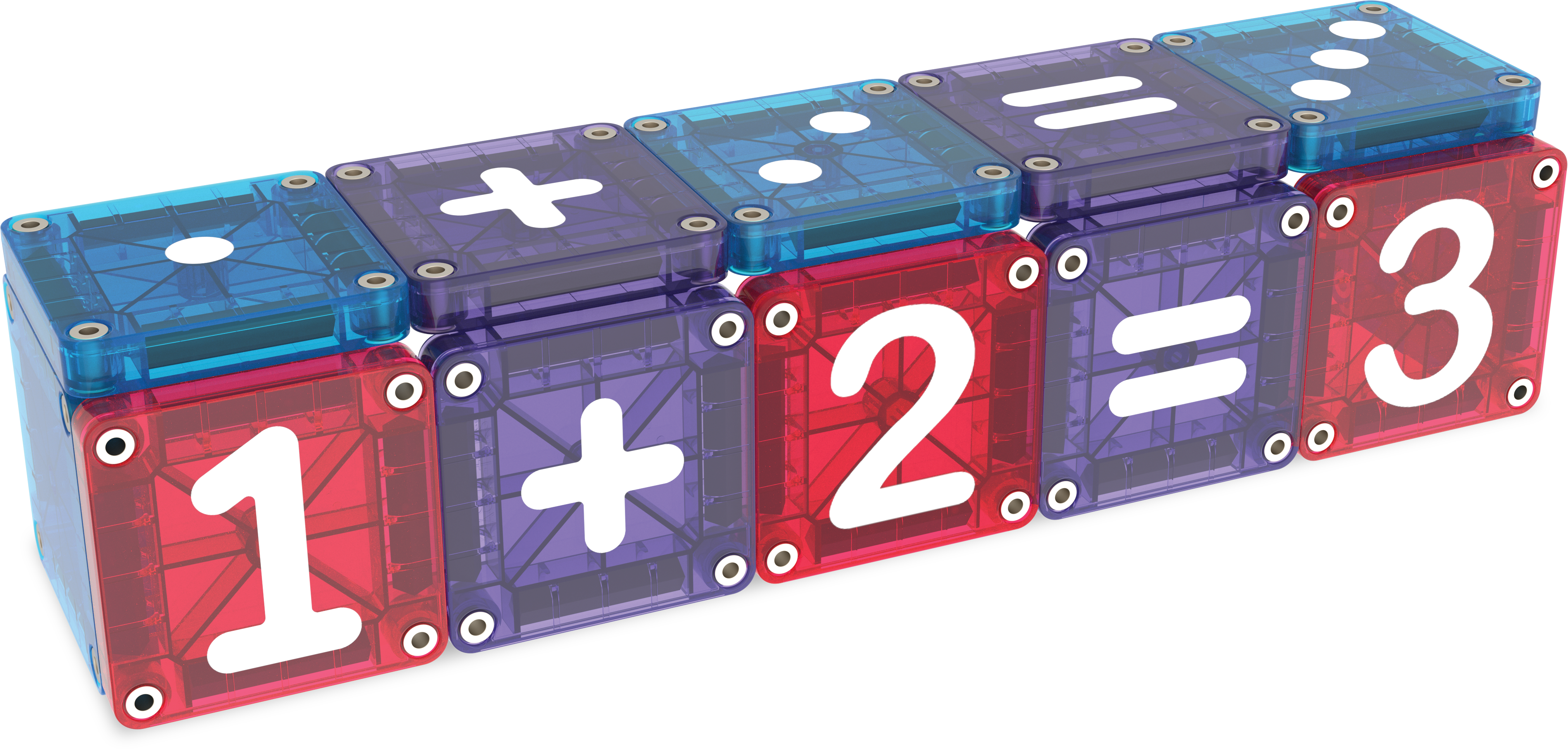 Magna-Tiles - Maison Colette - microMAGS Leernummers 56 stuks