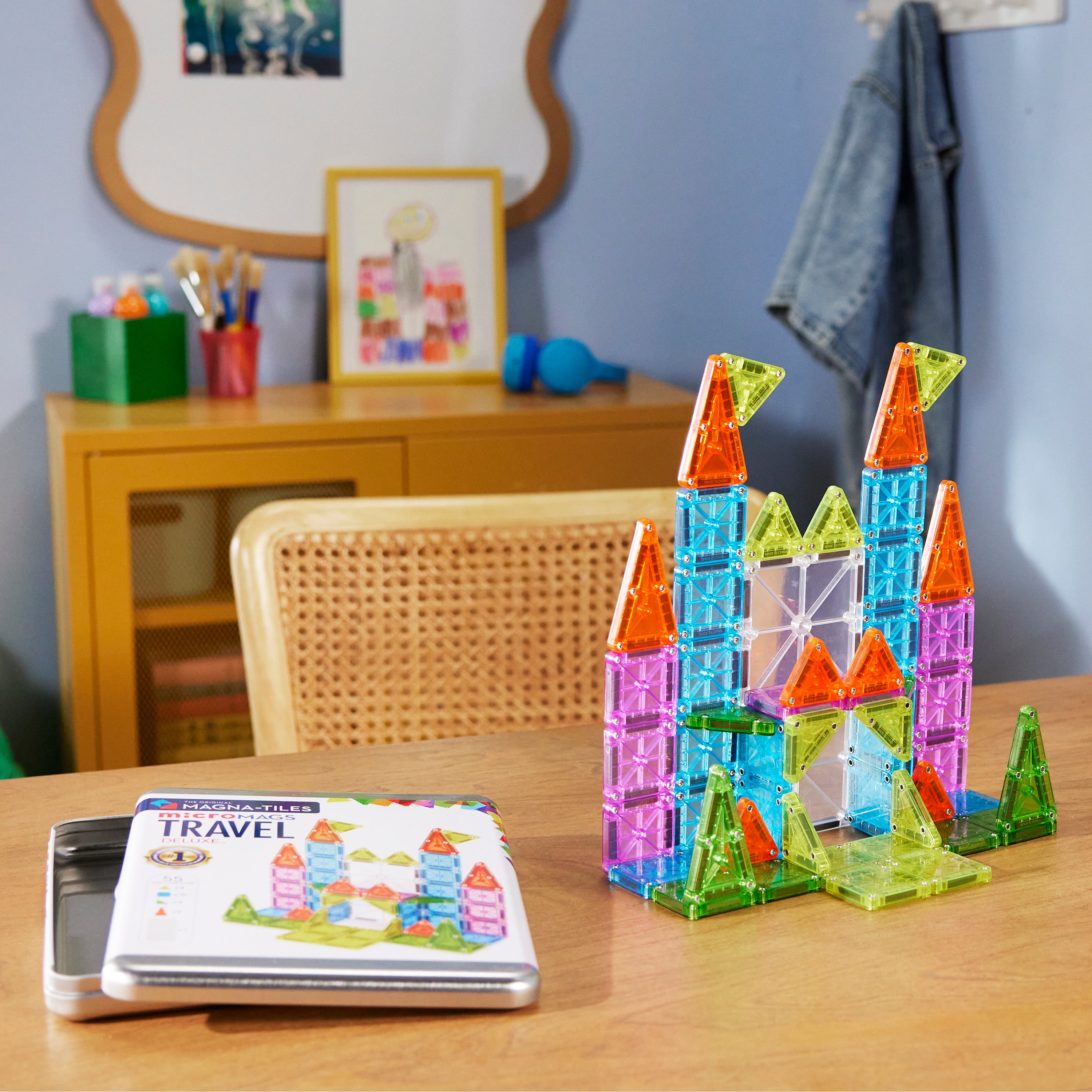 MAGNA-TILES® Travel set Deluxe MicroMags (55 stuks)