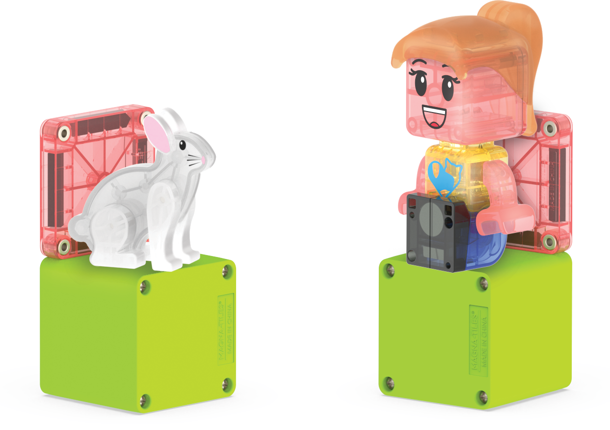 MAGNA-TILES® Pet Playhouse (50 stuks) met microMAGS en Cubes