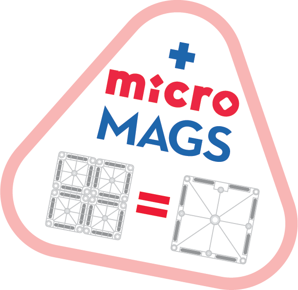 MAGNA-TILES® Pet Playhouse (50 stuks) met microMAGS en Cubes