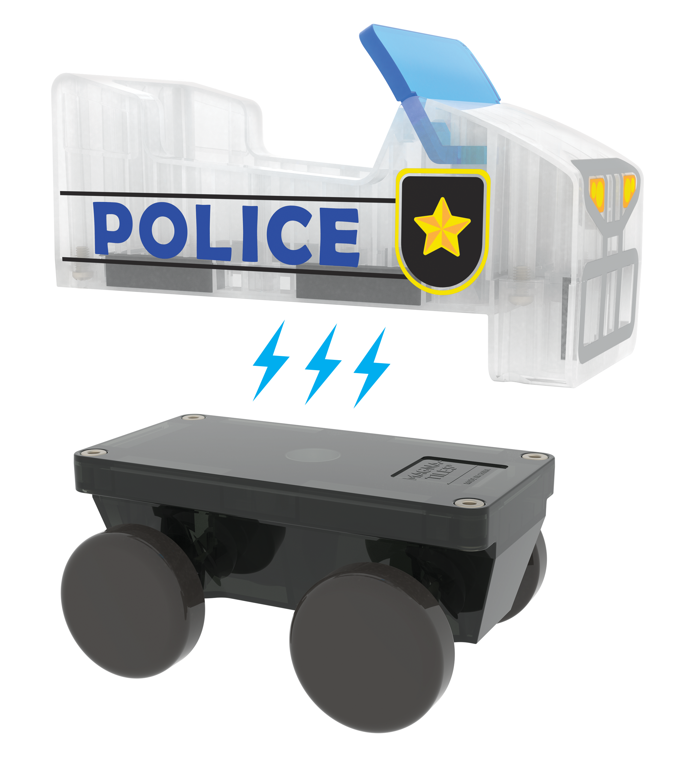 MAGNA-TILES® Police Station (20 stuks)