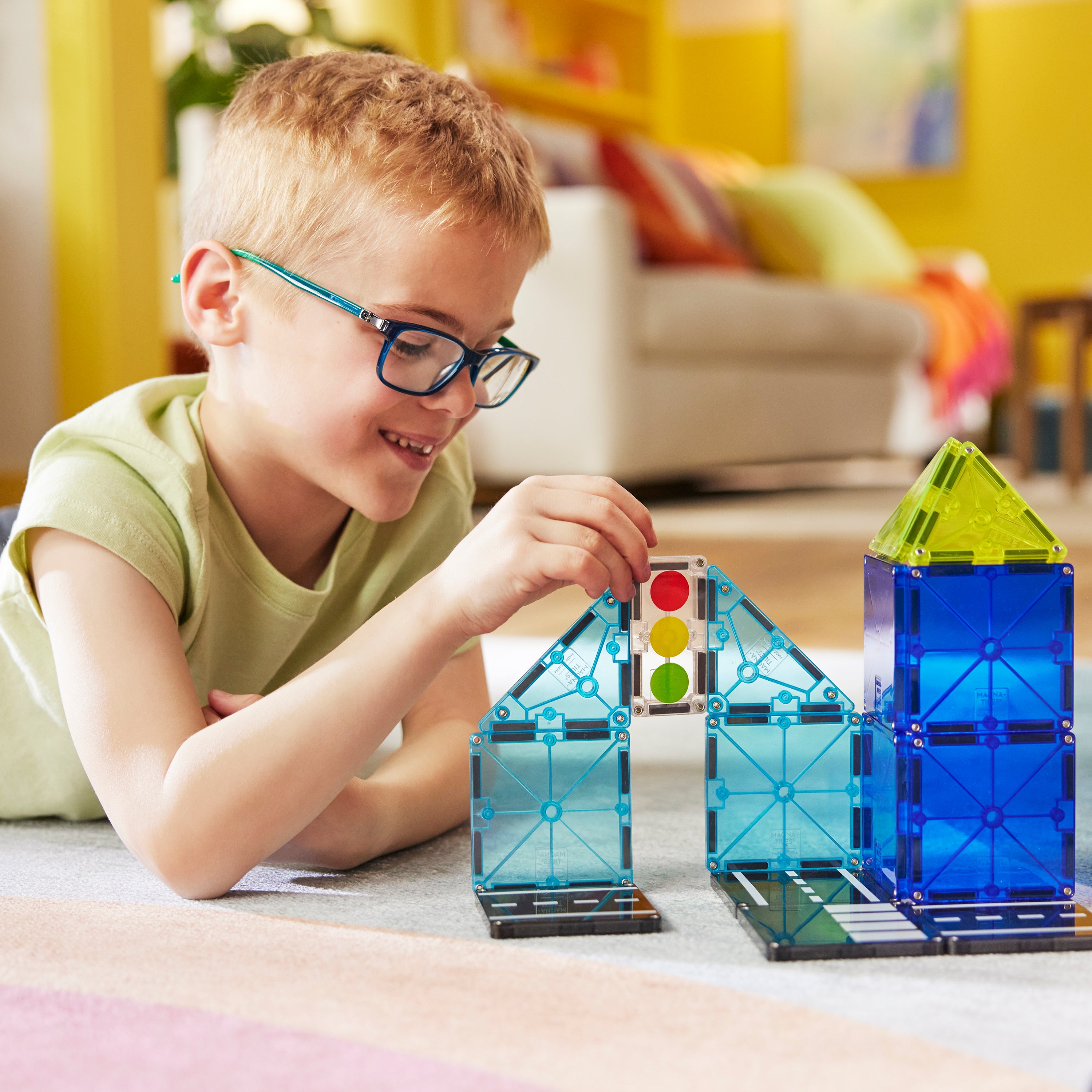 MAGNA-TILES® Police Station (20 stuks)