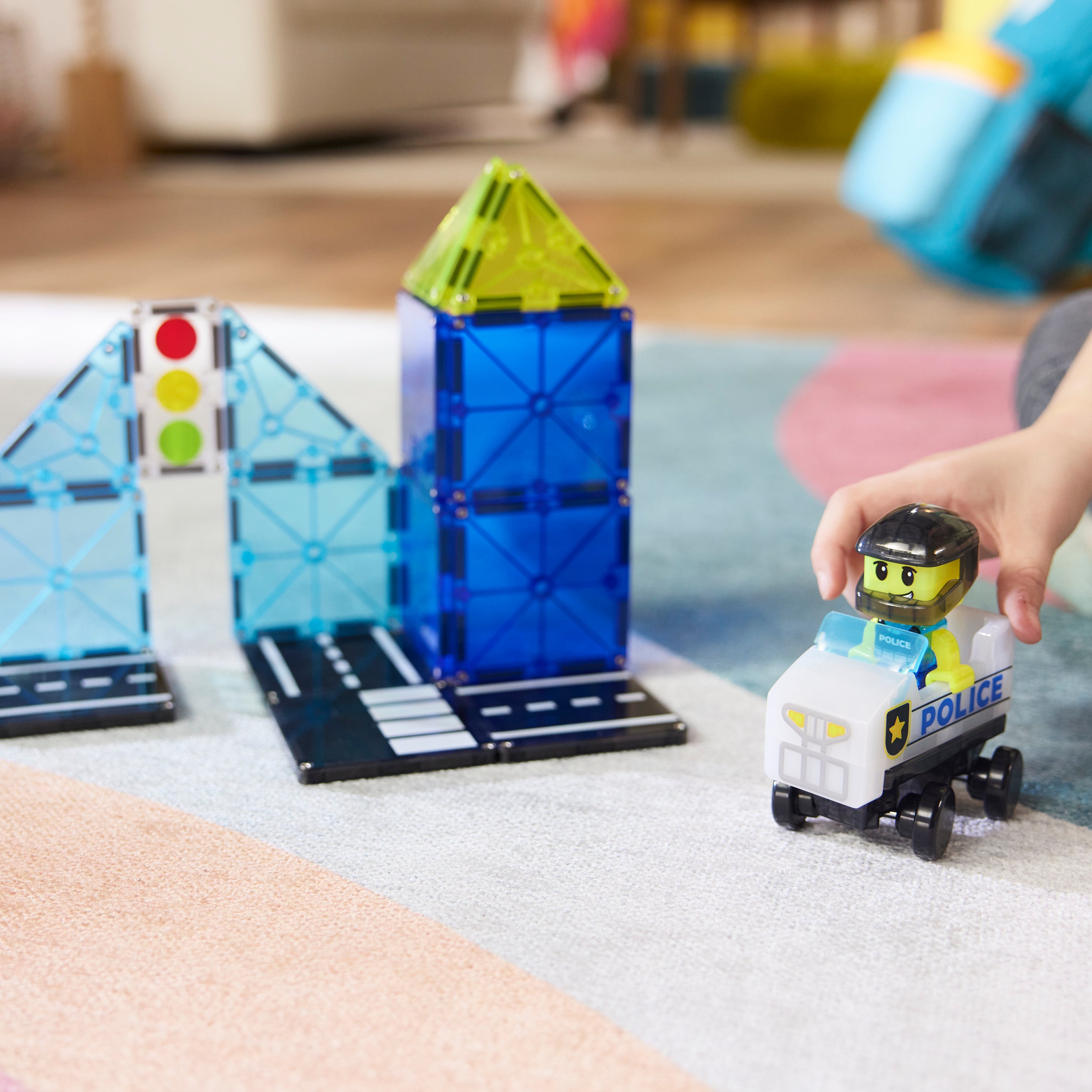 MAGNA-TILES® Police Station (20 stuks)