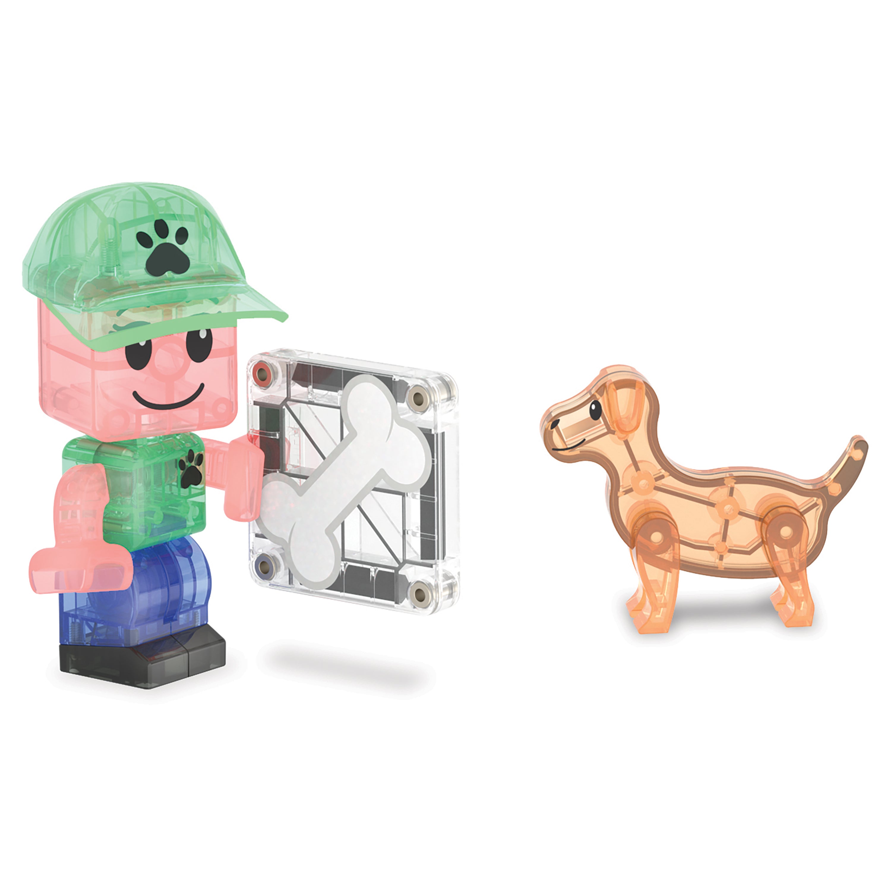 MAGNA-TILES® Puppy Park met microMAGS (27 stuks)