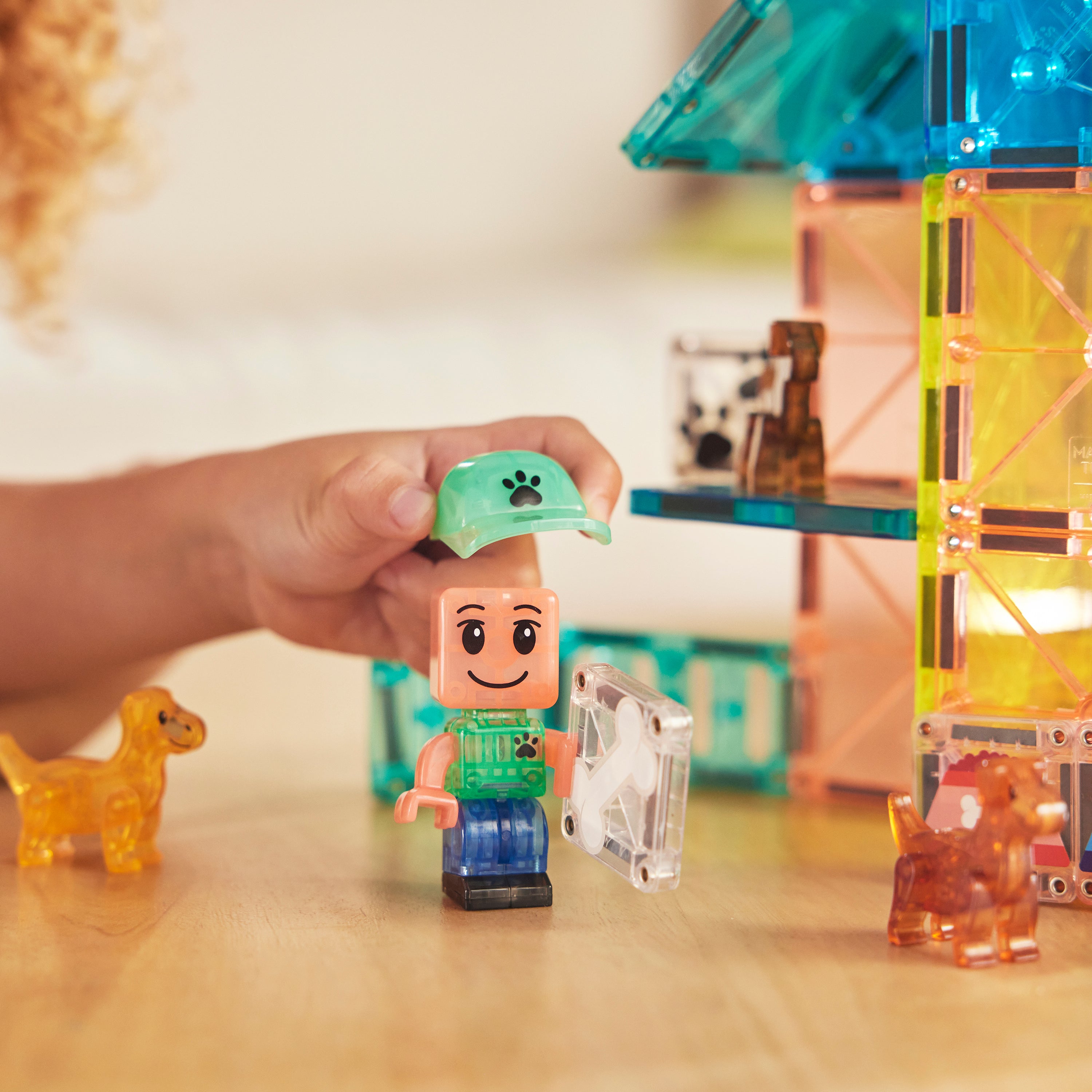 MAGNA-TILES® Puppy Park met microMAGS (27 stuks)