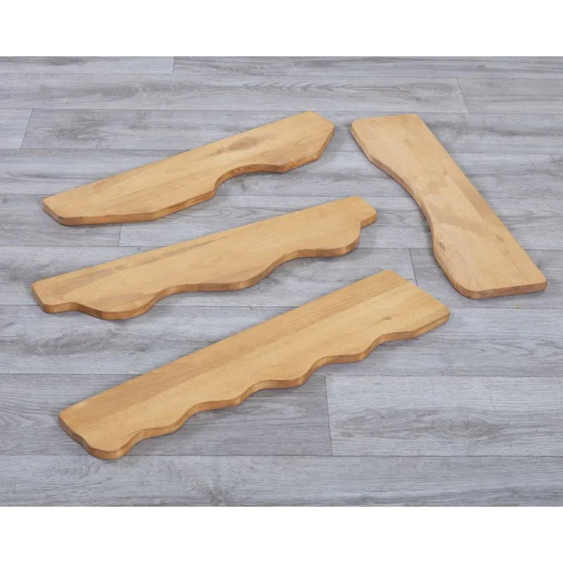 Cosy - Houten Speelplatforms Groot (4 stuks)