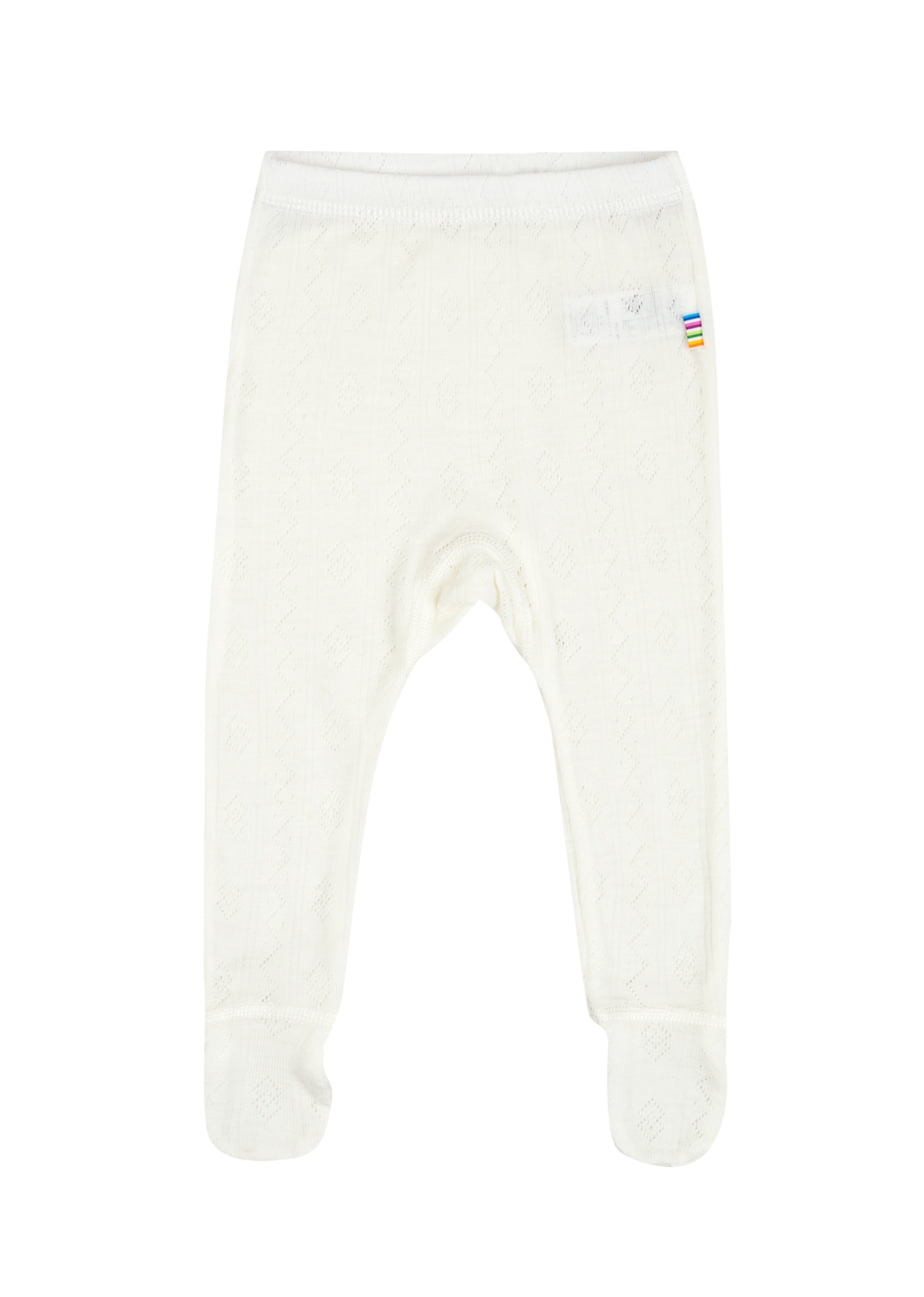 Joha - Wol/Zijde Legging met Voetjes - Paars