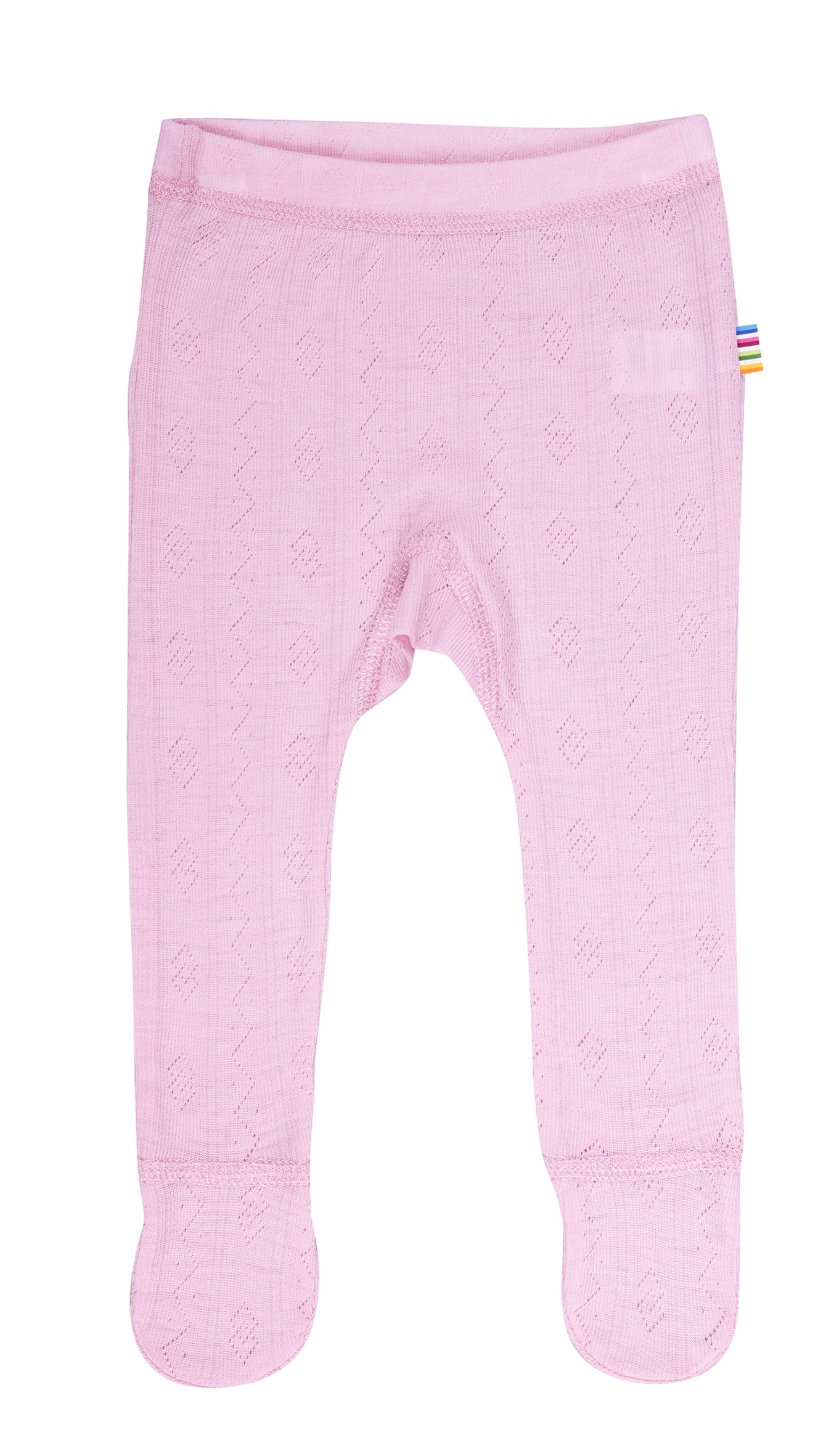 Joha - Wol/Zijde Legging met Voetjes - Ecru