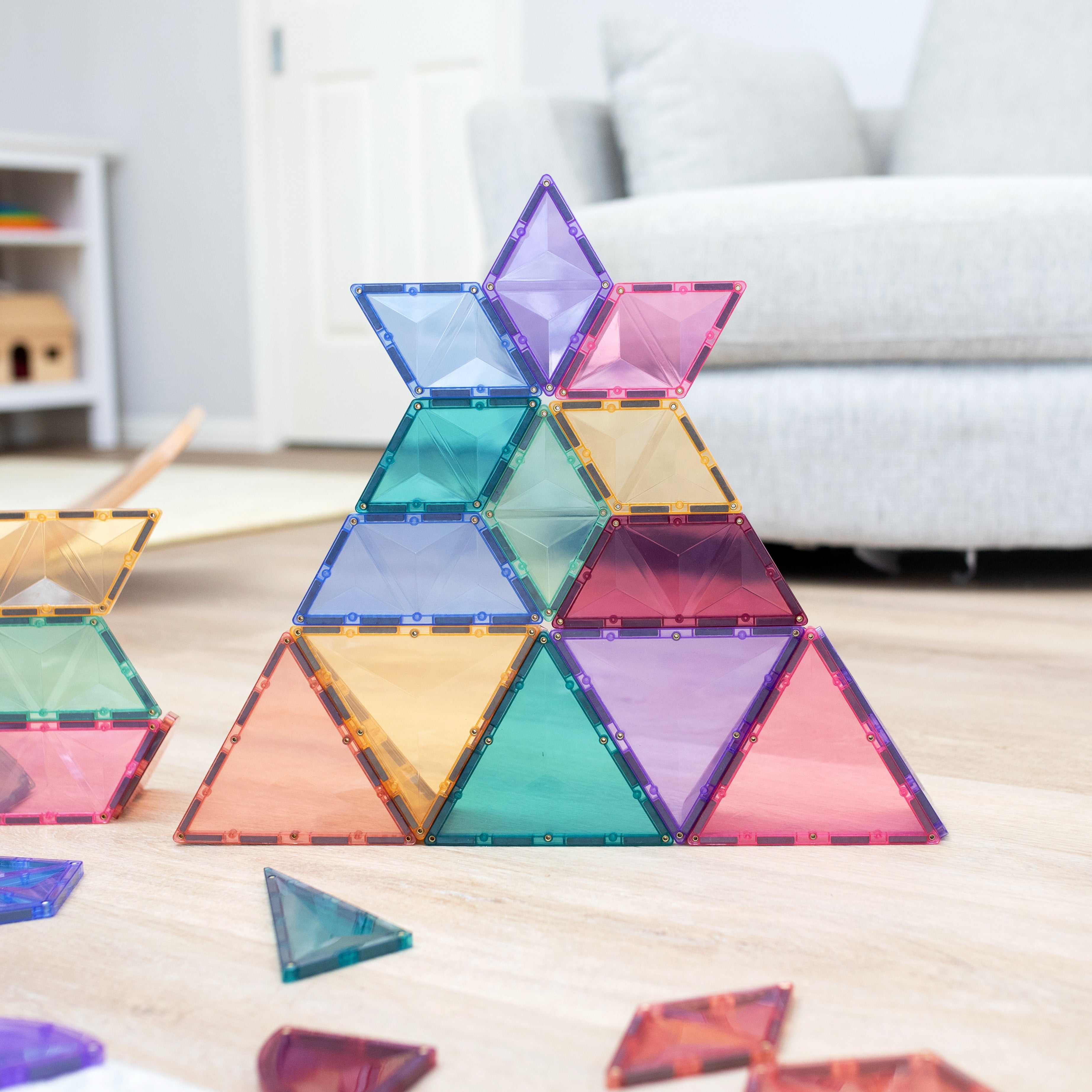 CONNETIX - Pastel Shape Expansion Pack 48 stuks - magnetisch constructiespeelgoed