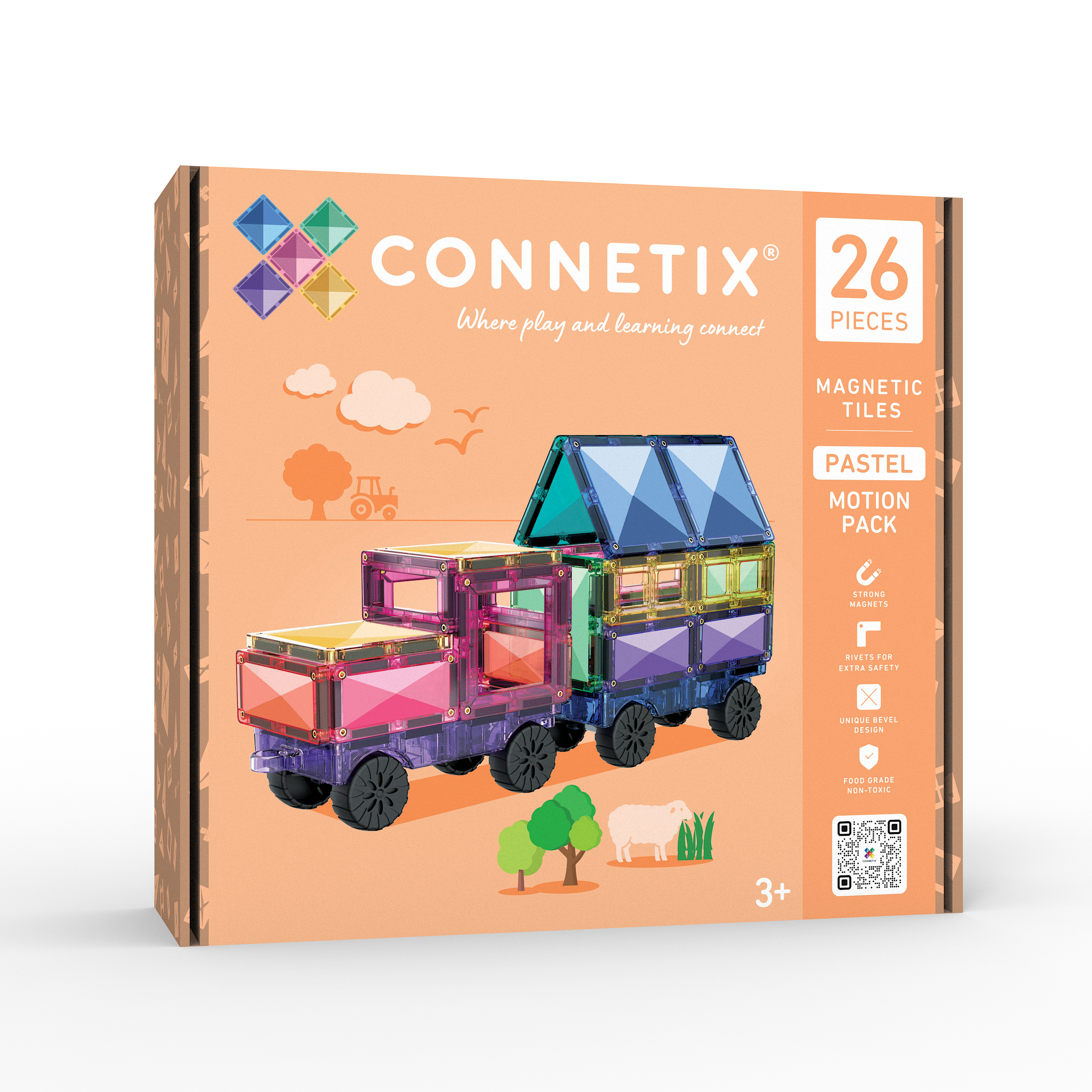 CONNETIX - Pastel Beweging set 26 stuks