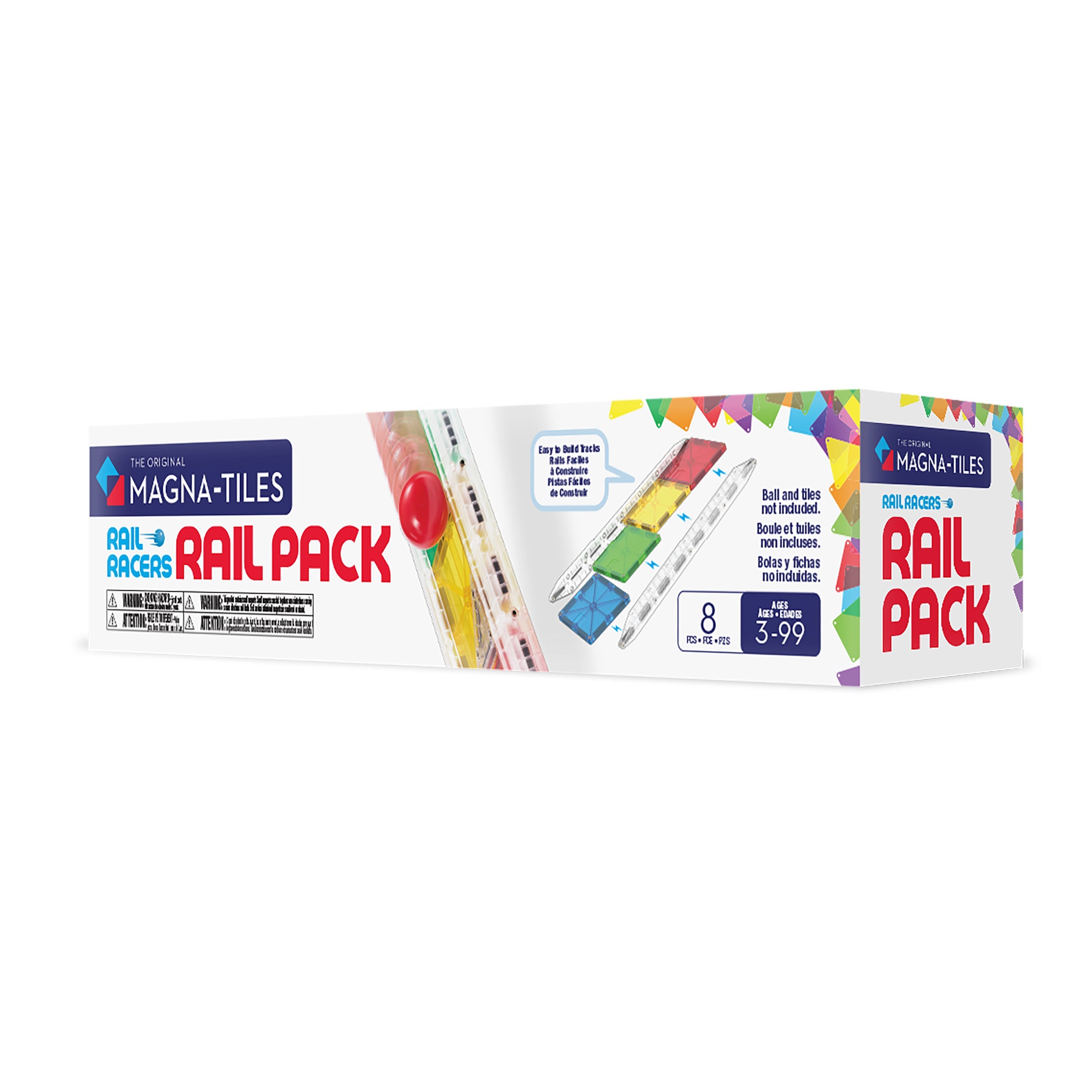 Magna-Tiles - Rail Racers 8-delig railpakket