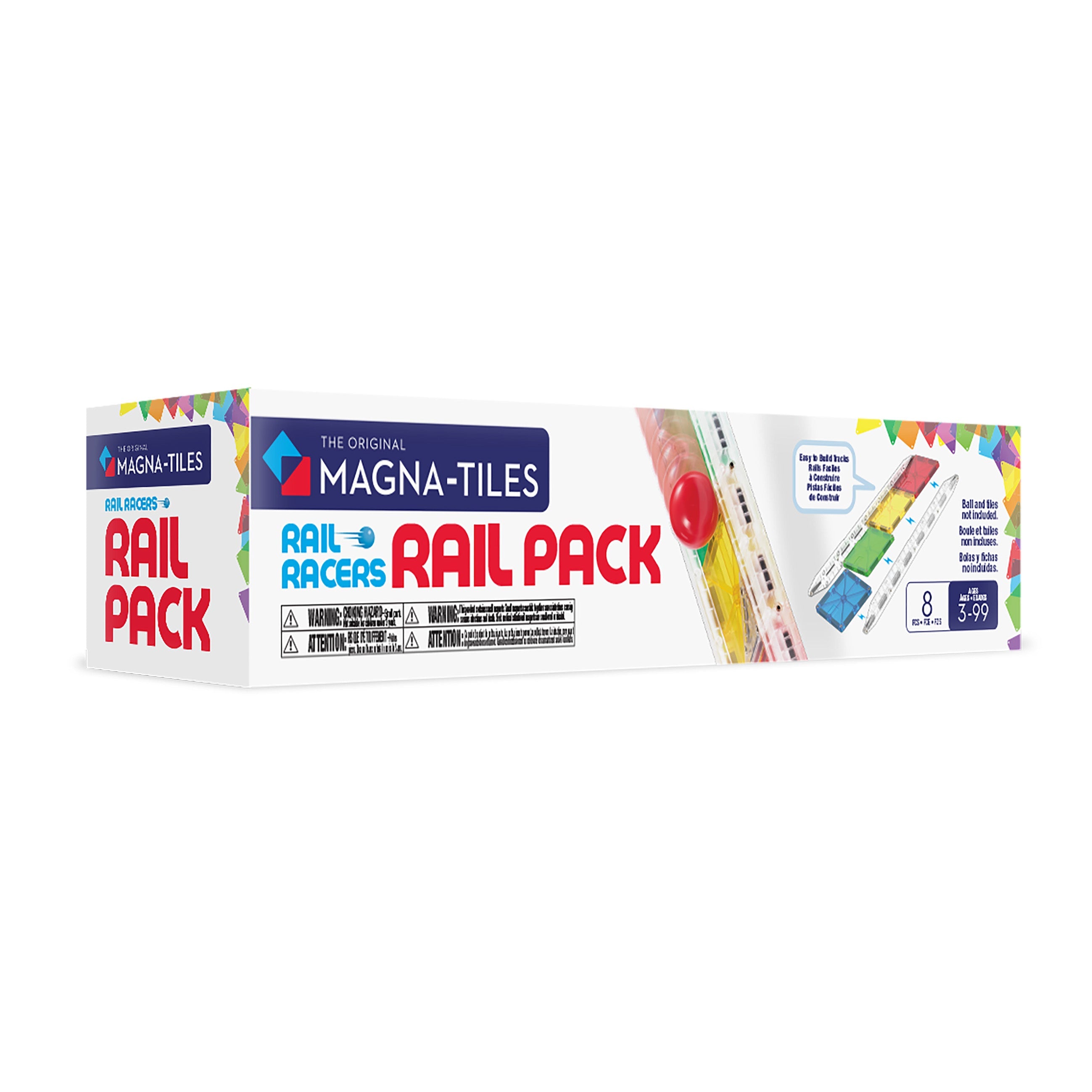 Magna-Tiles - Rail Racers 8-delig railpakket