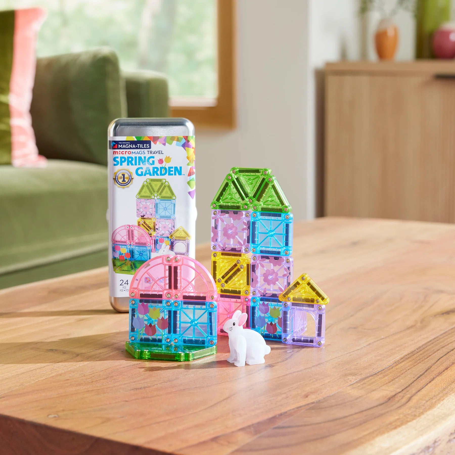 MAGNA-TILES® Spring Garden 26 stuks Travel Set
