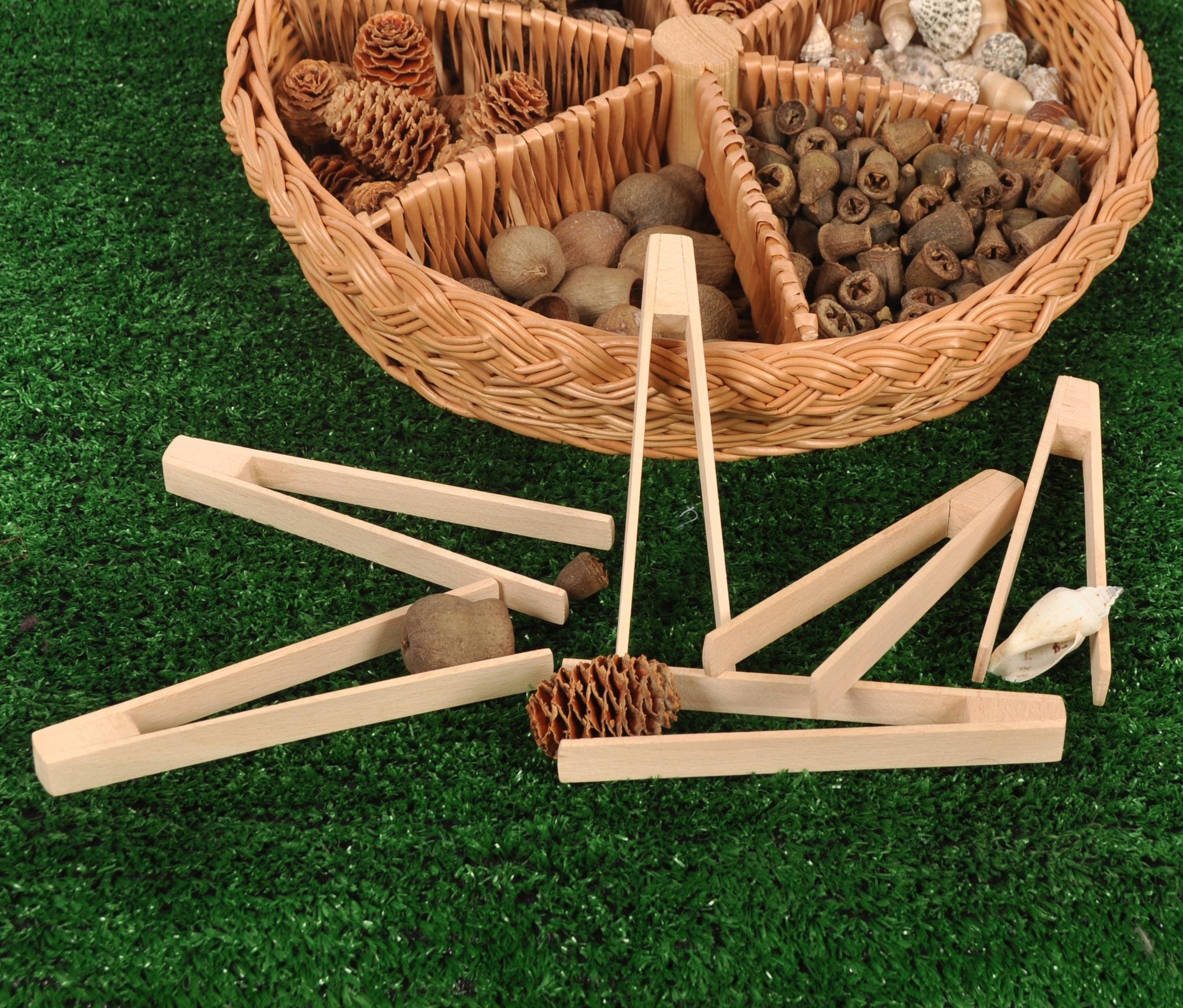 Cosy - Houten Pincetten (6 stuks)