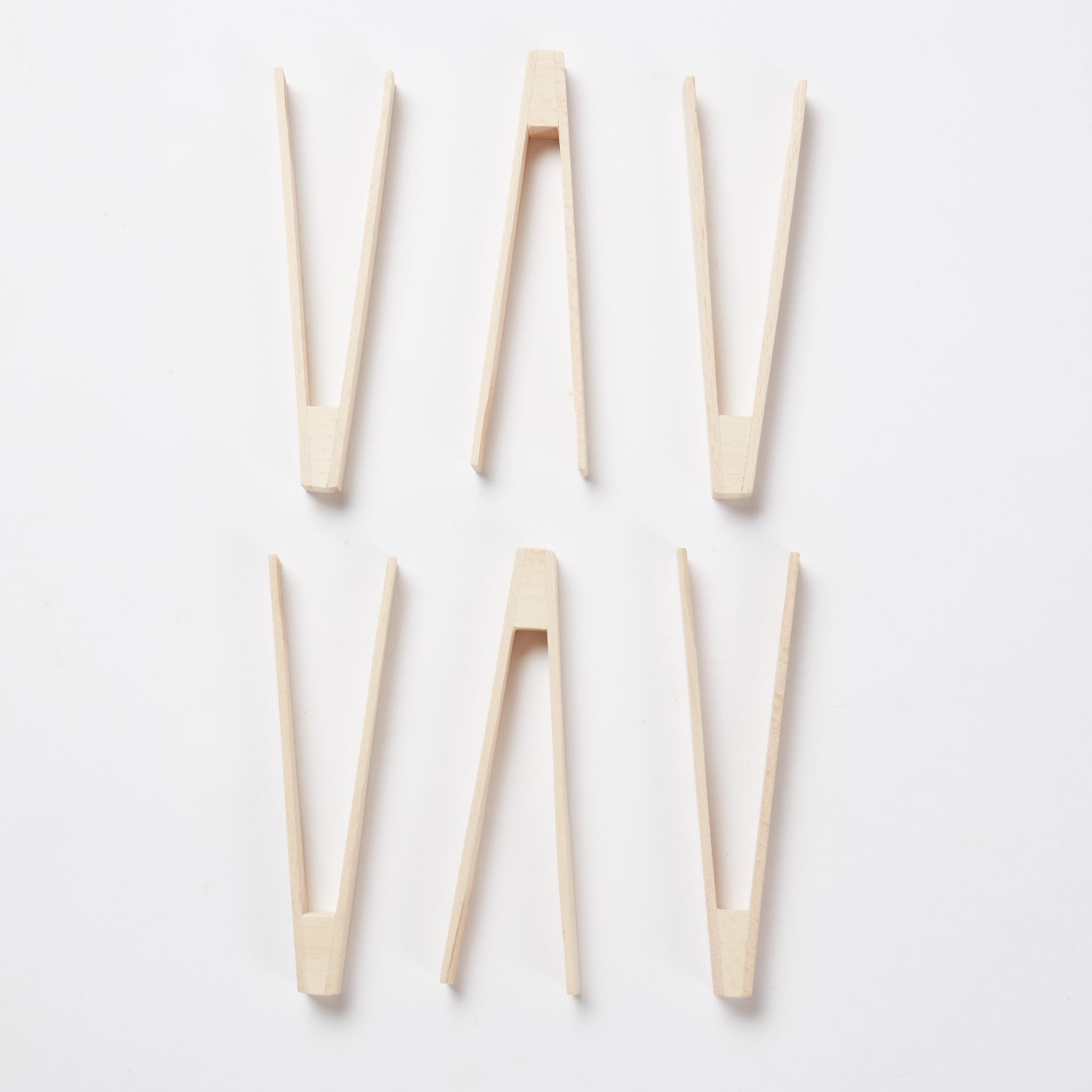 Cosy - Houten Pincetten (6 stuks)