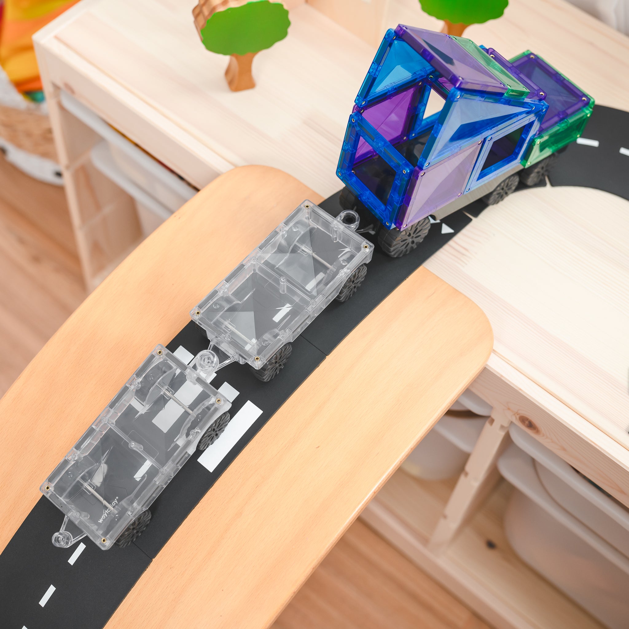 CONNETIX - Rainbow Transport 50 stuks - magnetisch constructiespeelgoed