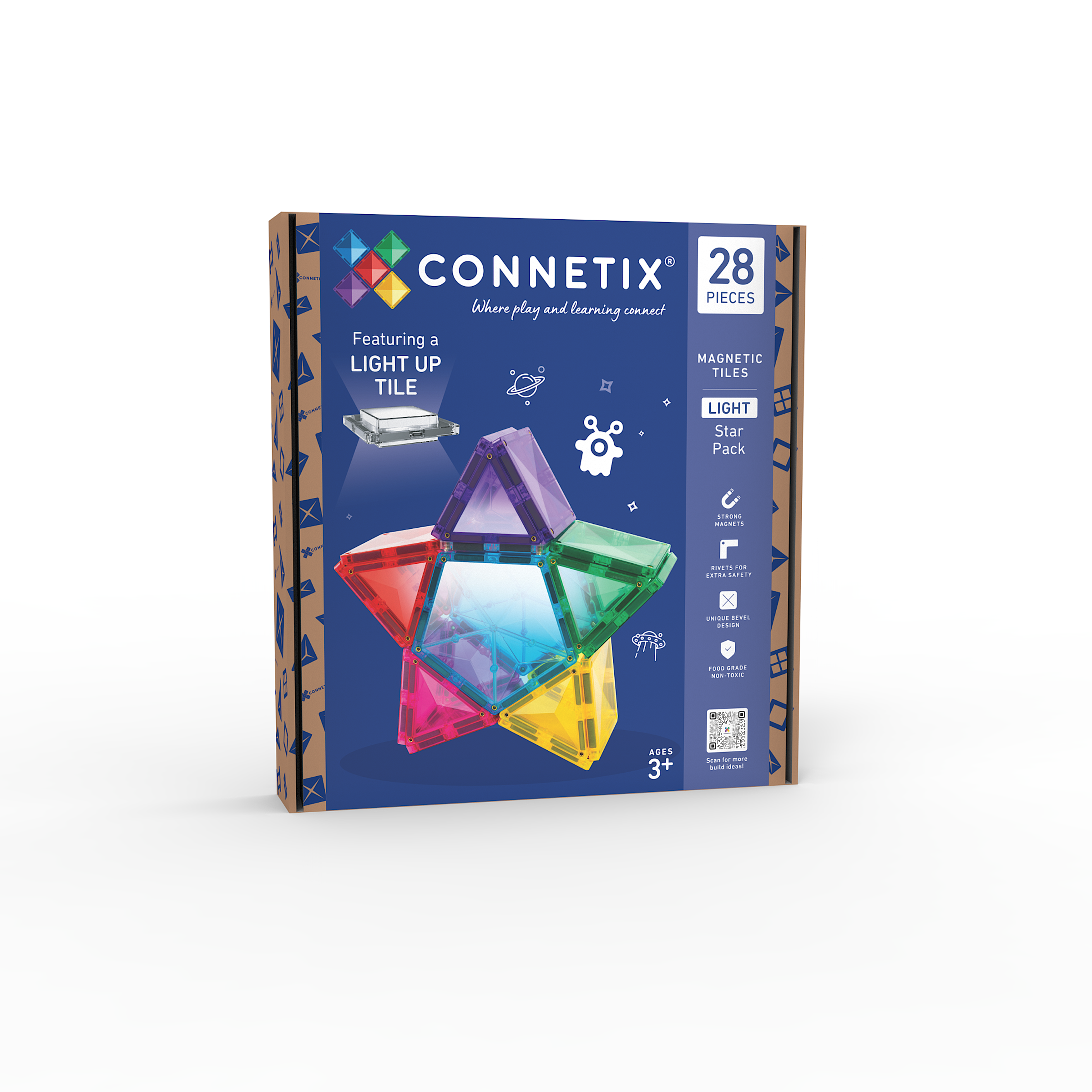 CONNETIX - Light Star Pack 28psc - magnetisch constructiespeelgoed