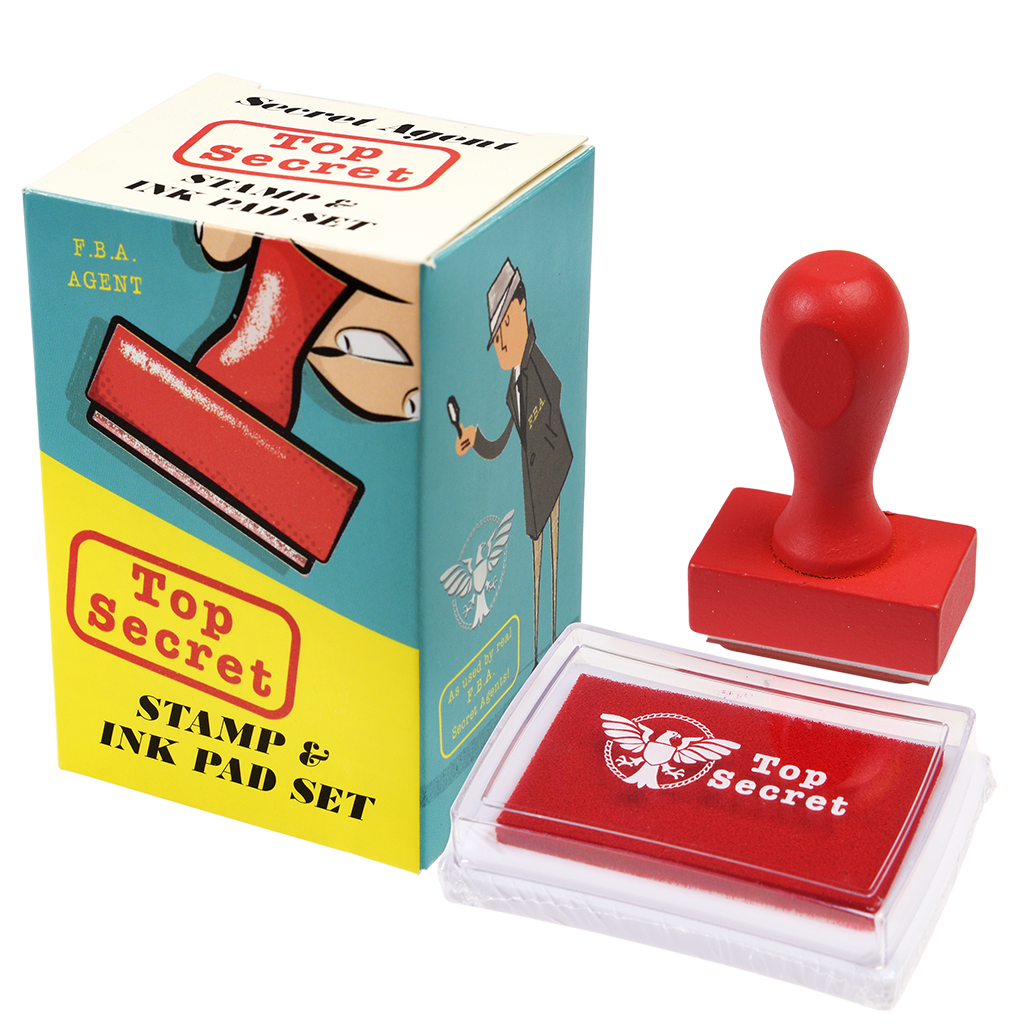 Rex London - Stempelset Topgeheim met Stempel en Inktkussen