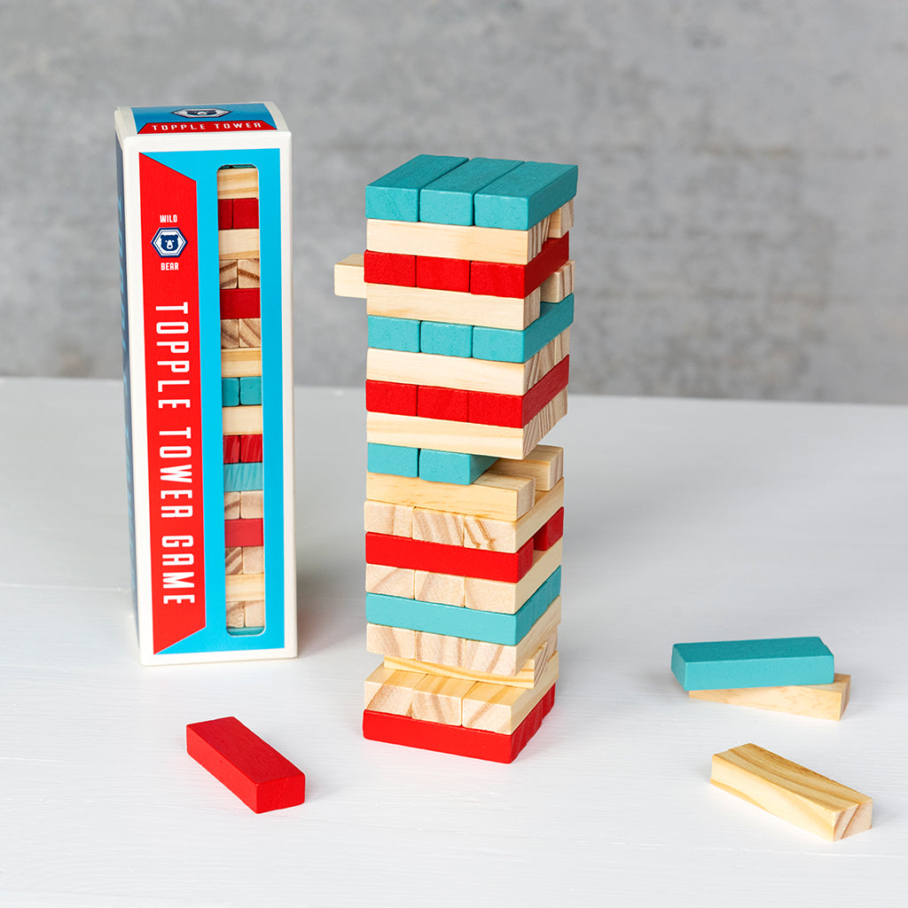 Rex London - Mini Houten Tuimeltorentje Wilde Beer