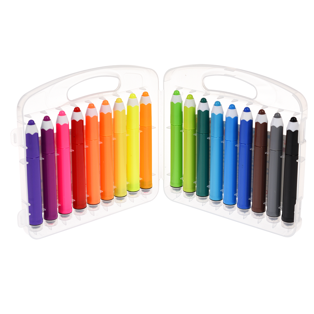 Rex London - Viltstiften met stempel Wild Wonders (18 stuks)