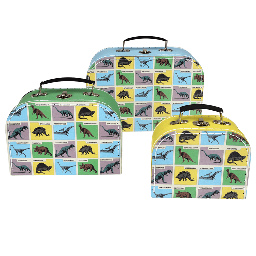 Rex London - Opbergdozen Set van 3 Prehistorisch Land