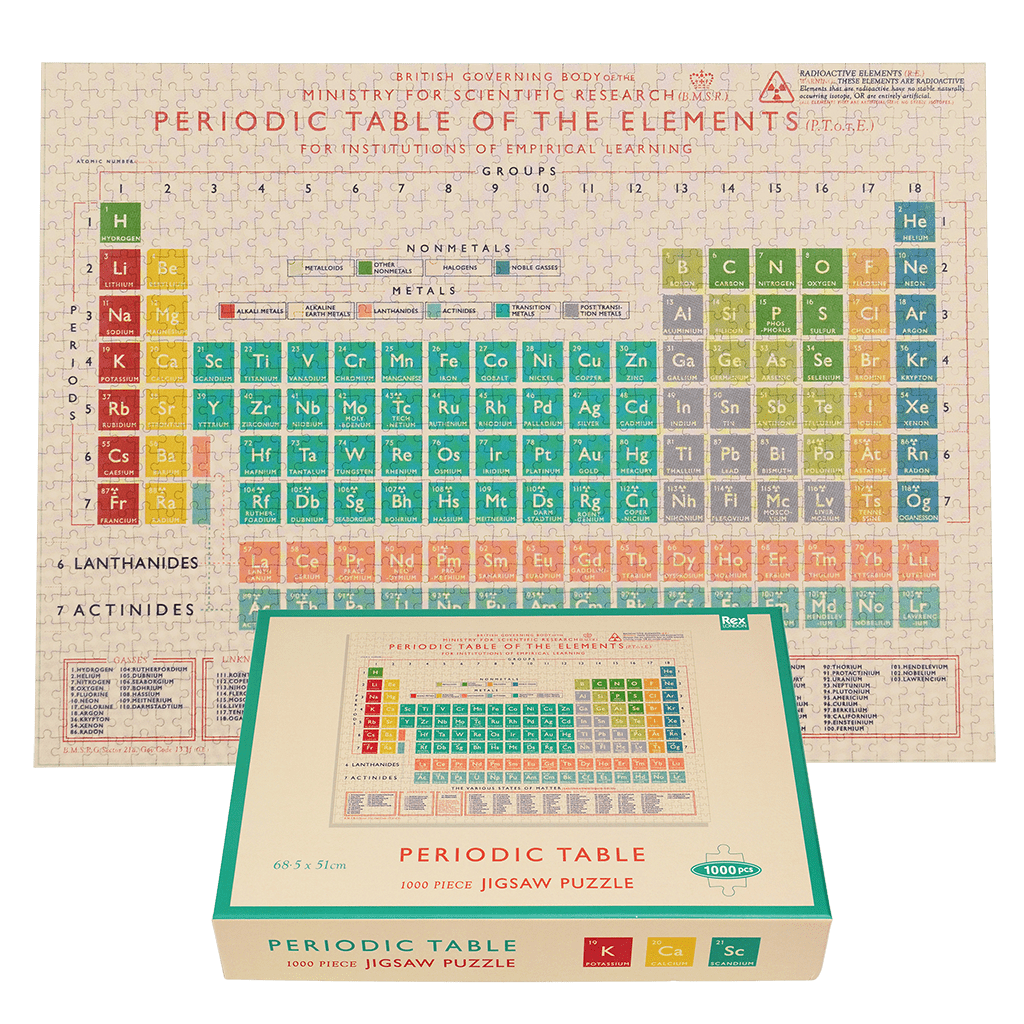Rex London - Legpuzzel Periodiek Systeem (1000 stukjes)