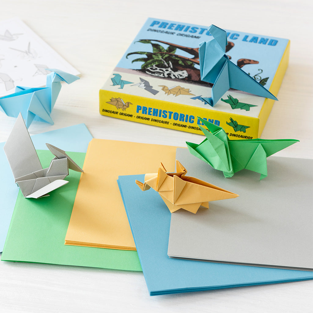 Rex London - Origami Set voor Kinderen Prehistorische Wereld