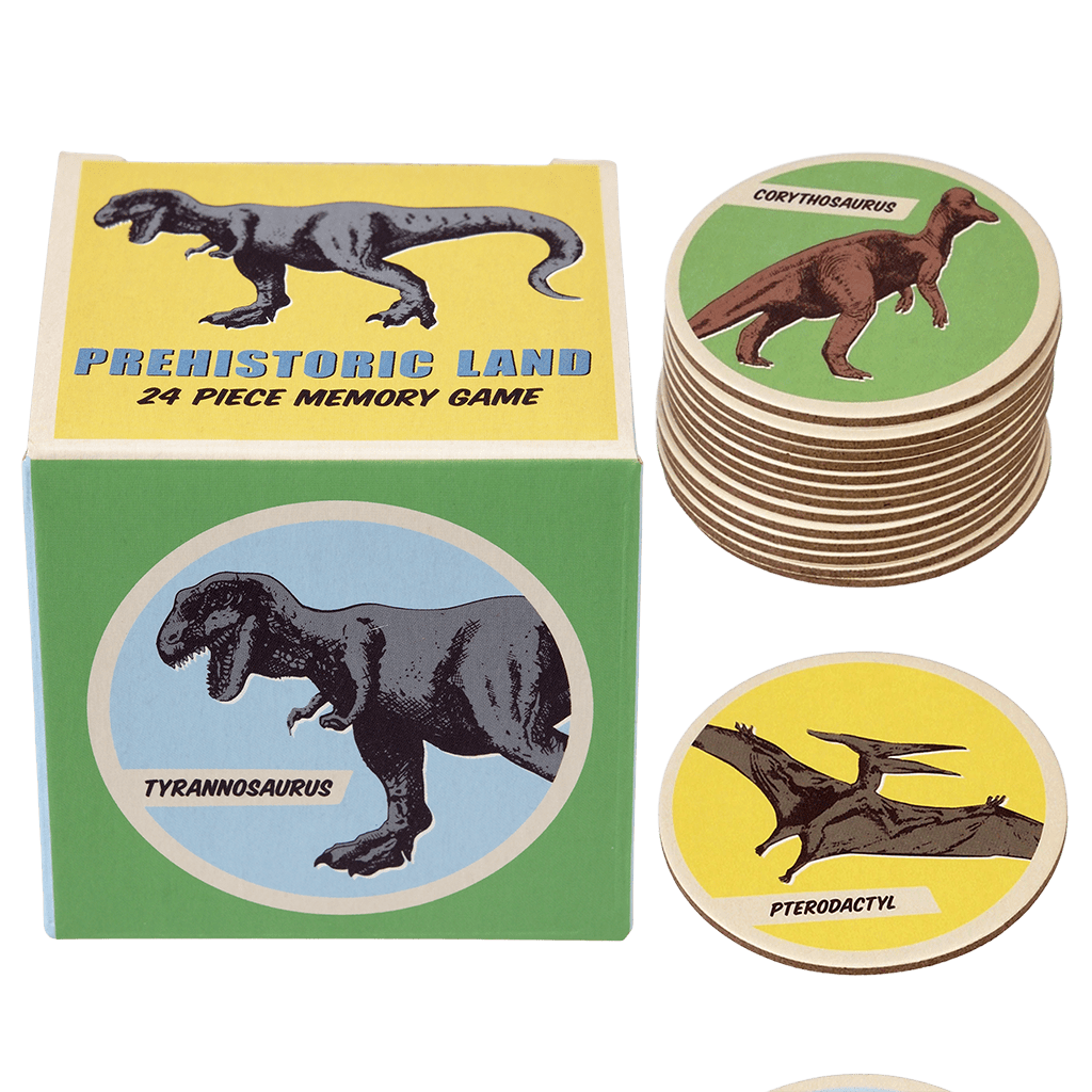 Rex London - Memory spel (12 paar) - Prehistoric Land
