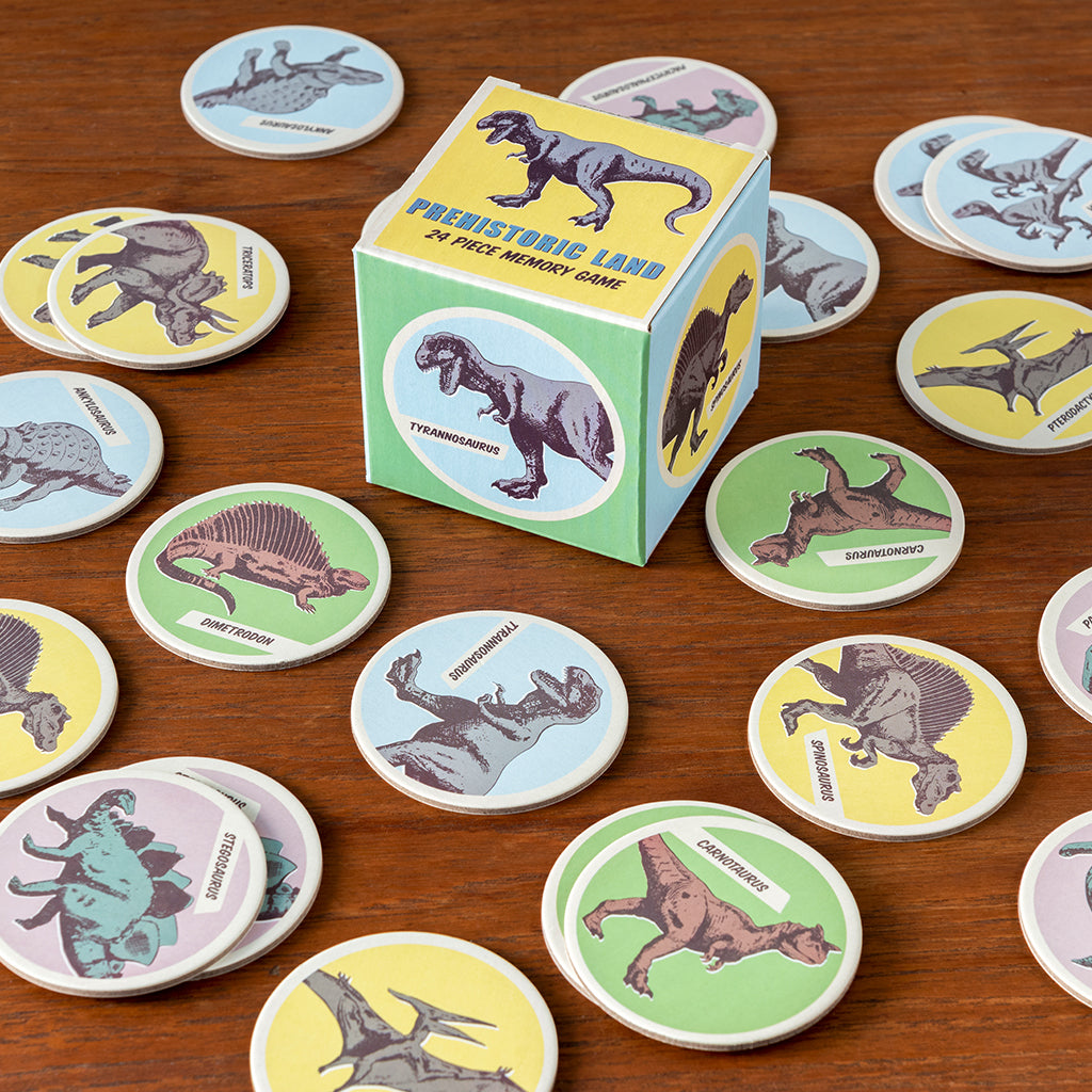 Rex London - Memory spel (12 paar) - Prehistoric Land