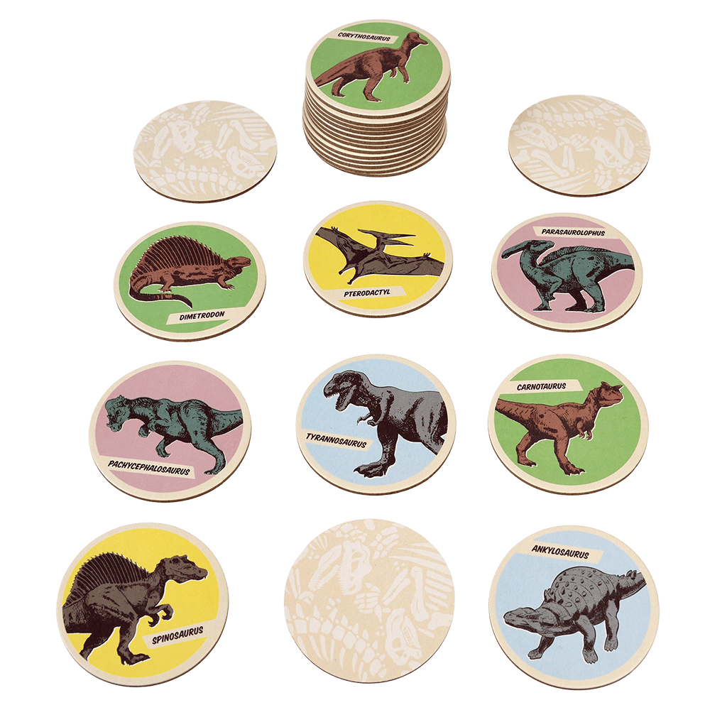 Rex London - Memory spel (12 paar) - Prehistoric Land