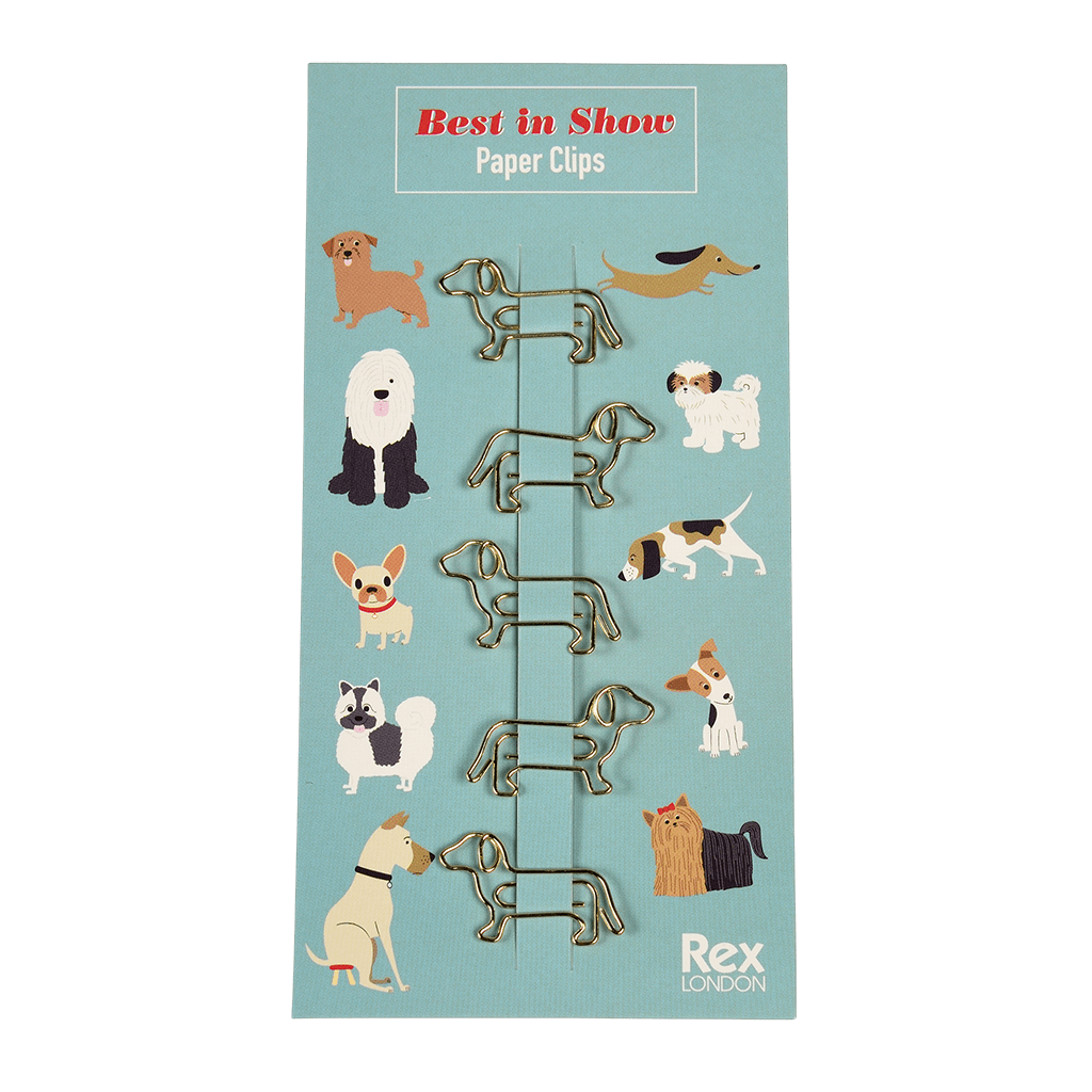 Rex London - Paperclips Hond Best in Show (set van 5)
